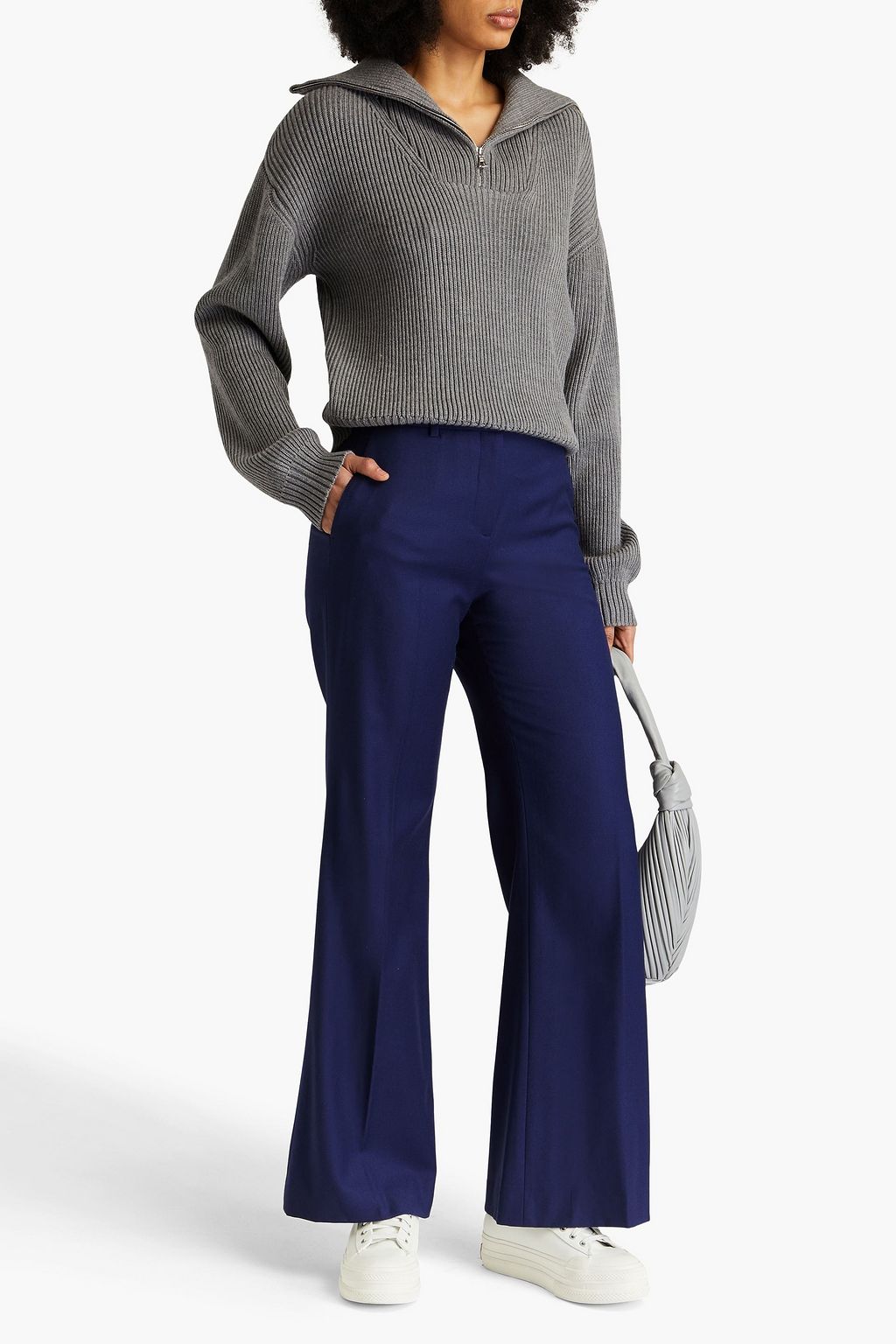 THEORY Talbert wool-twill wide-leg pants