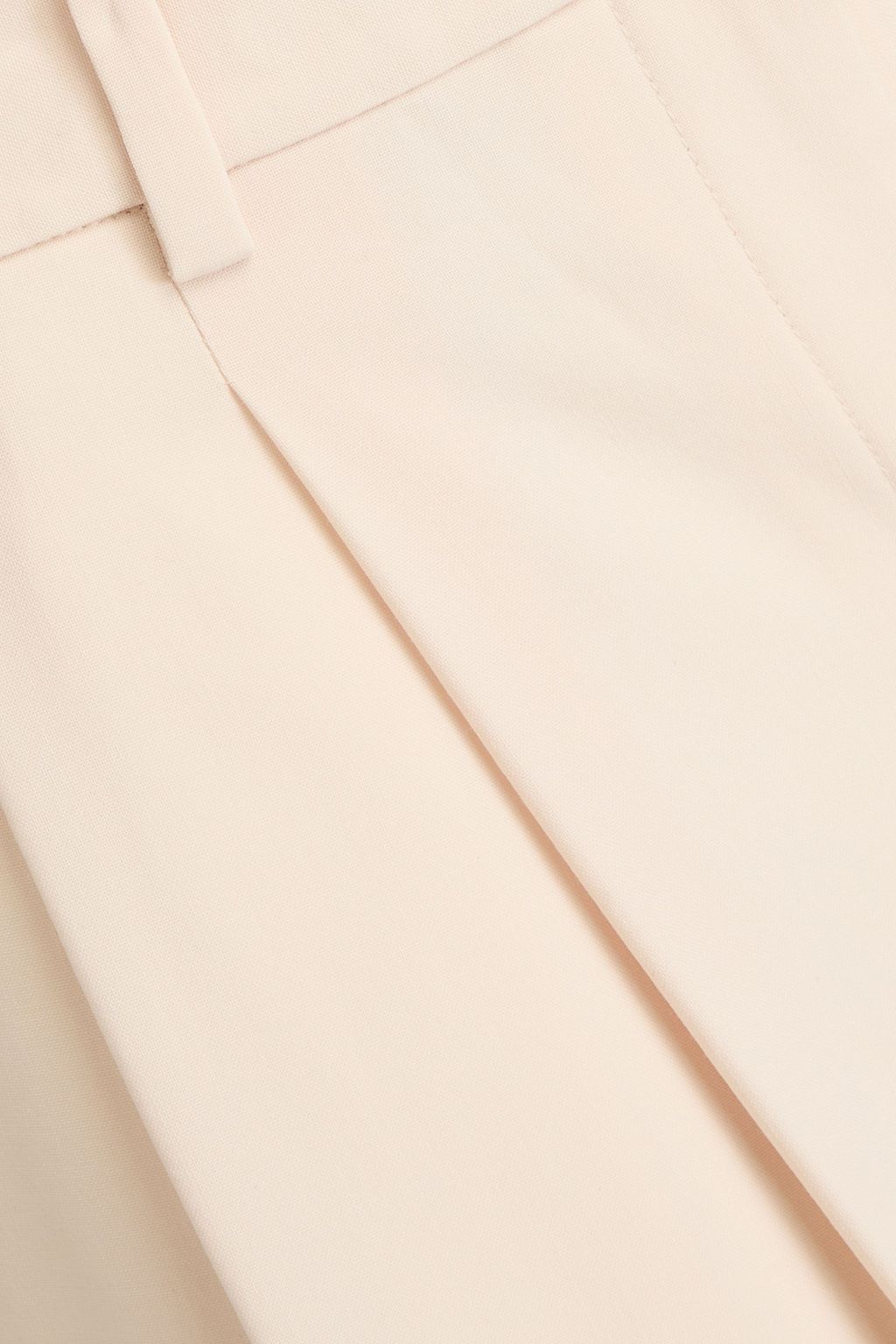 THEORY Pleated wool-blend wide-leg pants