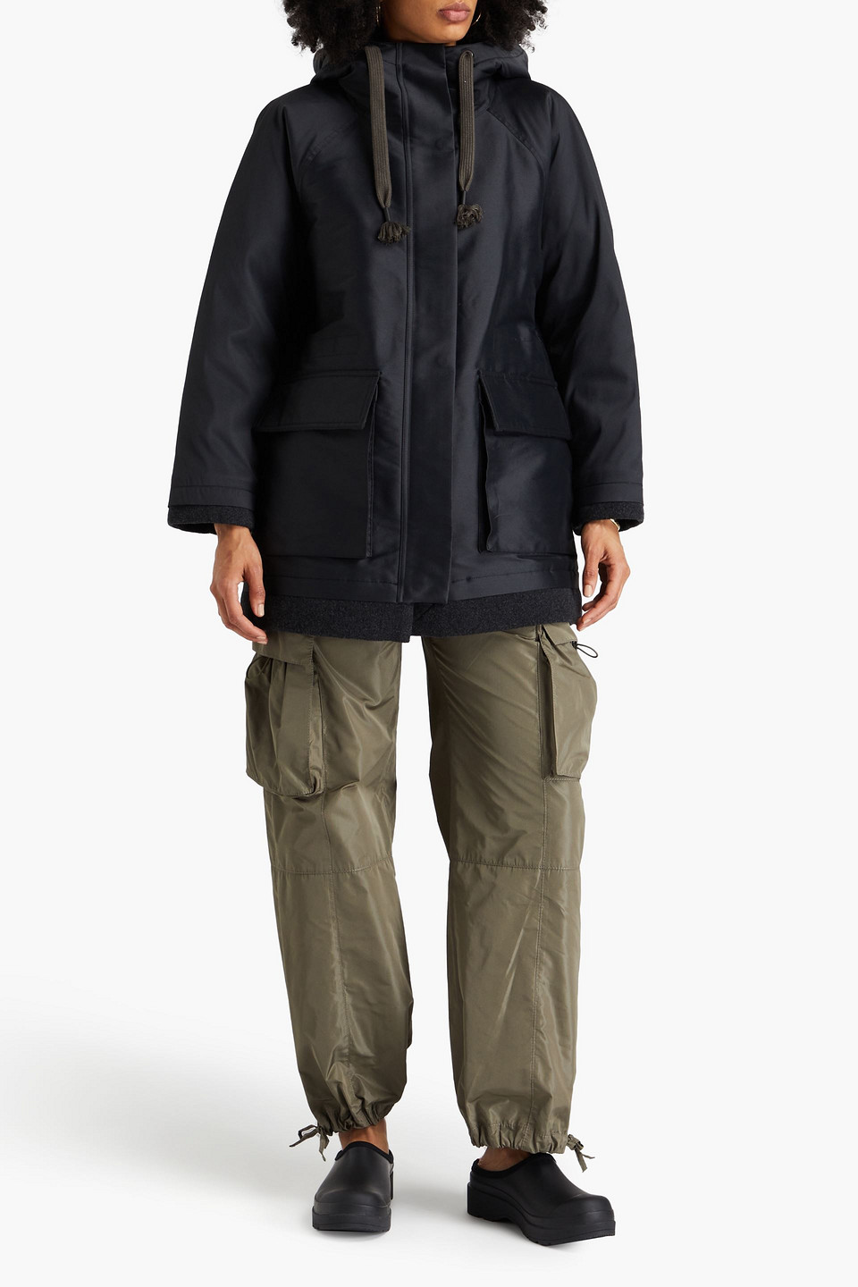 THEORY GABARDINE PARKA