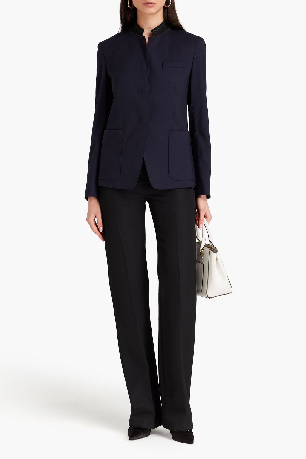 THEORY PROJECT Wool-blend gaberdine jacket