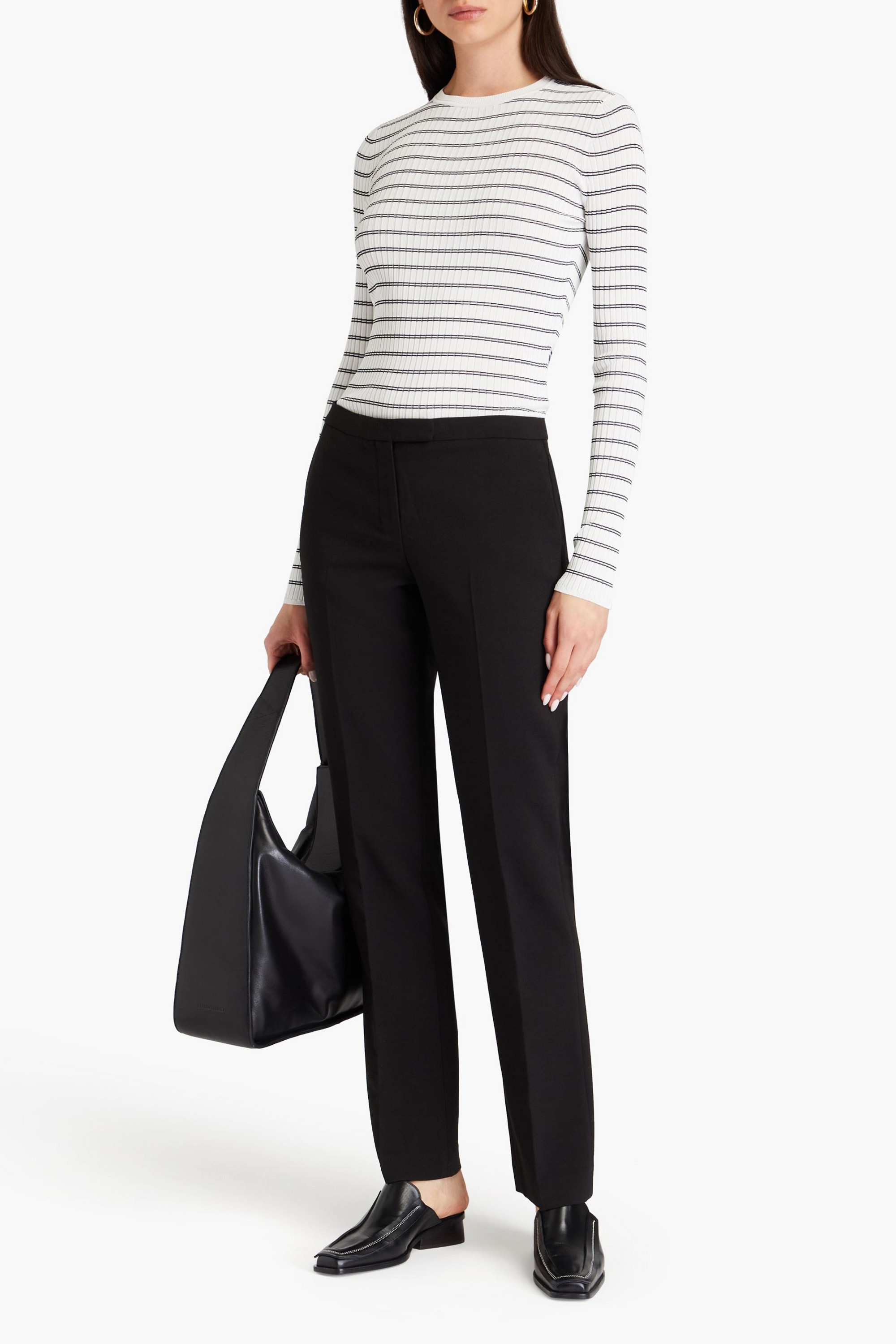 Theory Twill straight-leg pants