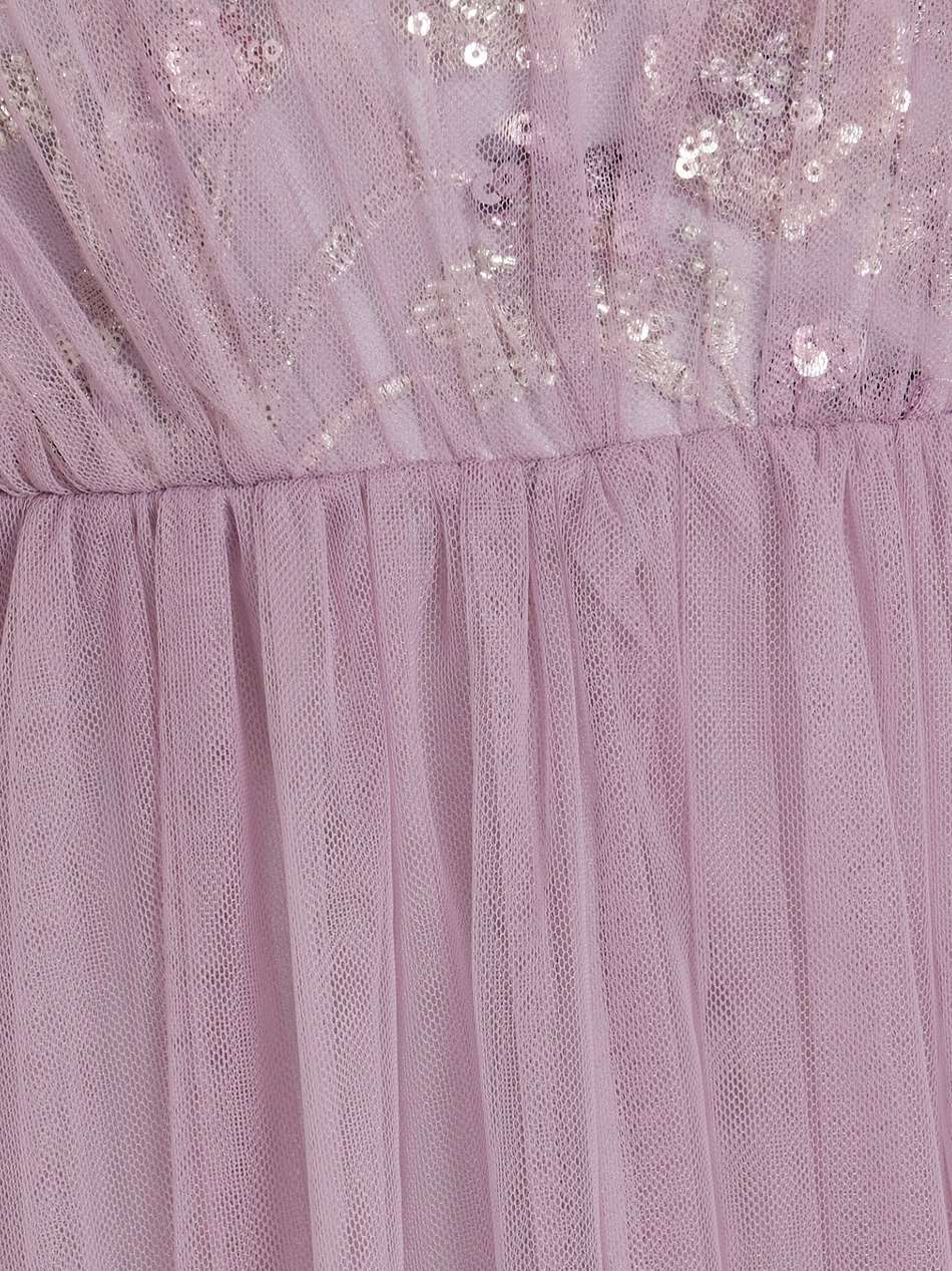 embellished tulle gown