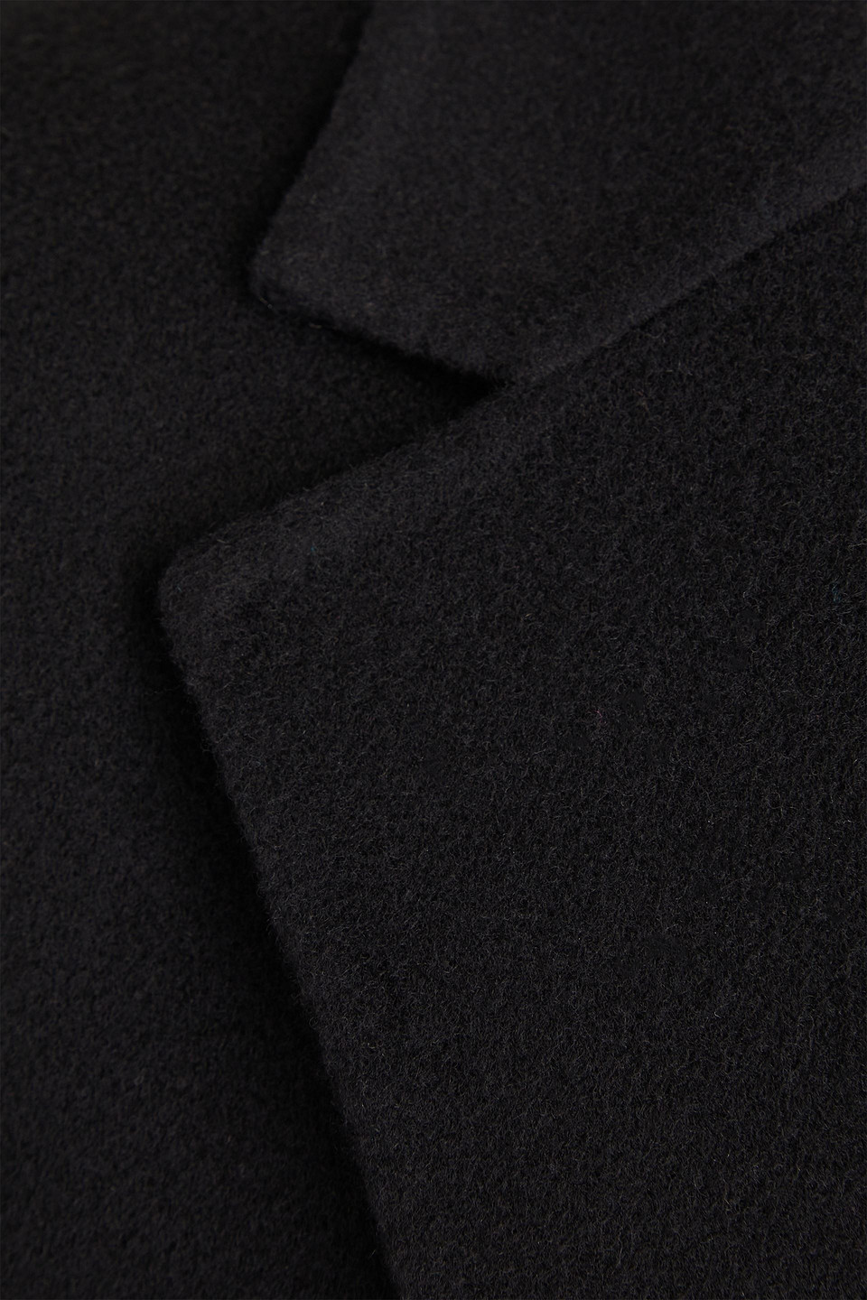 Theory Belted Wool And Cashmere-blend Felt Coat In Black