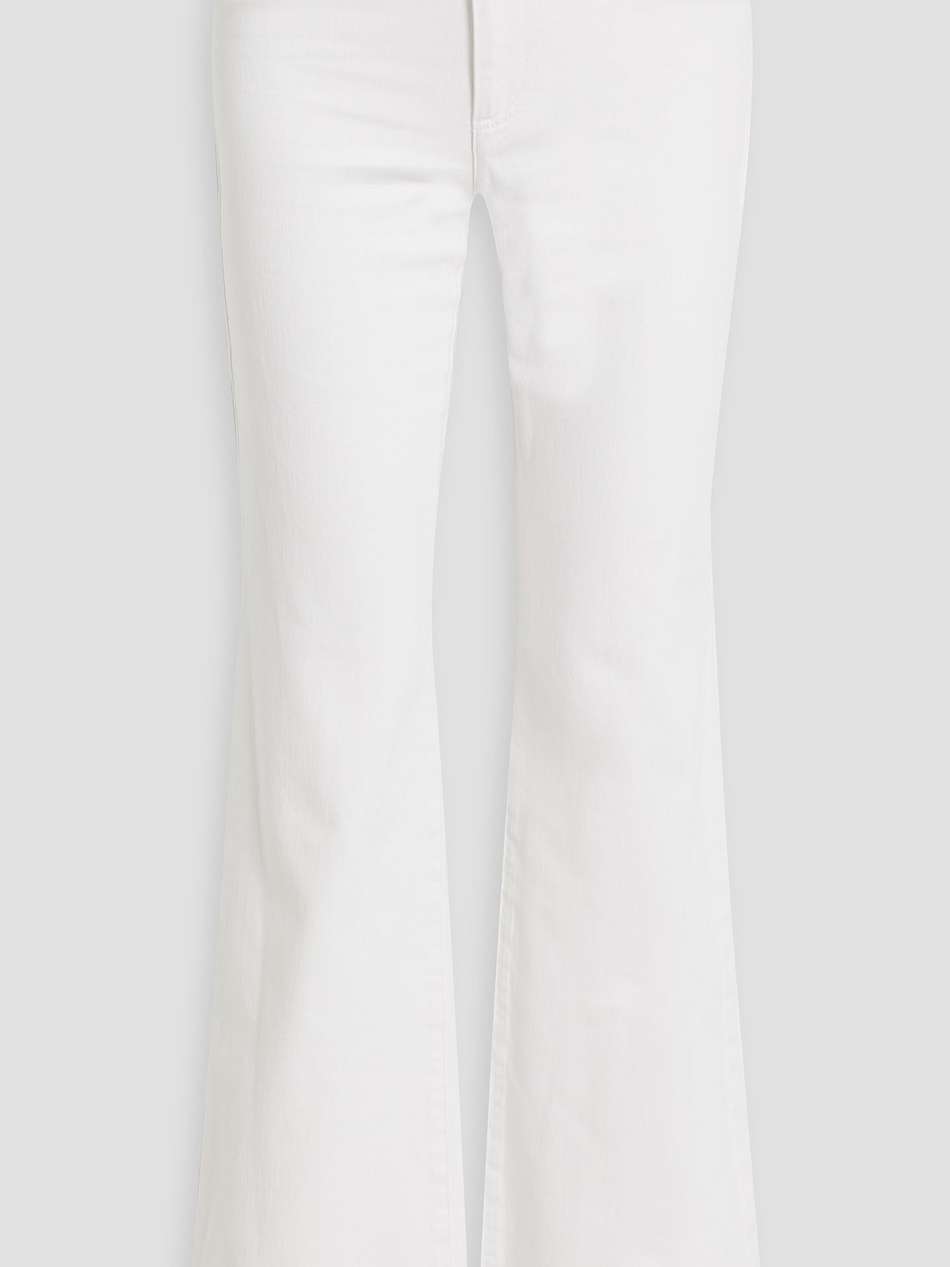 fabulous 70s frayed high-rise bootcut jeans