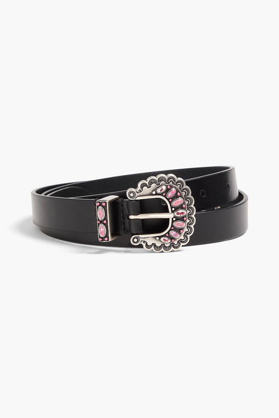 Isabel Marant Leather Belt In Black