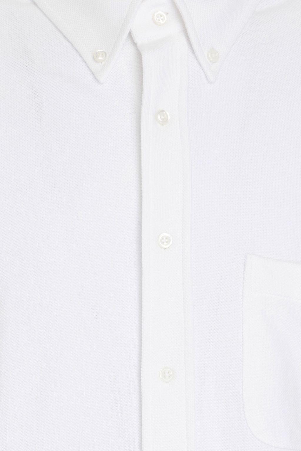 THOM BROWNE Cotton-piqué shirt