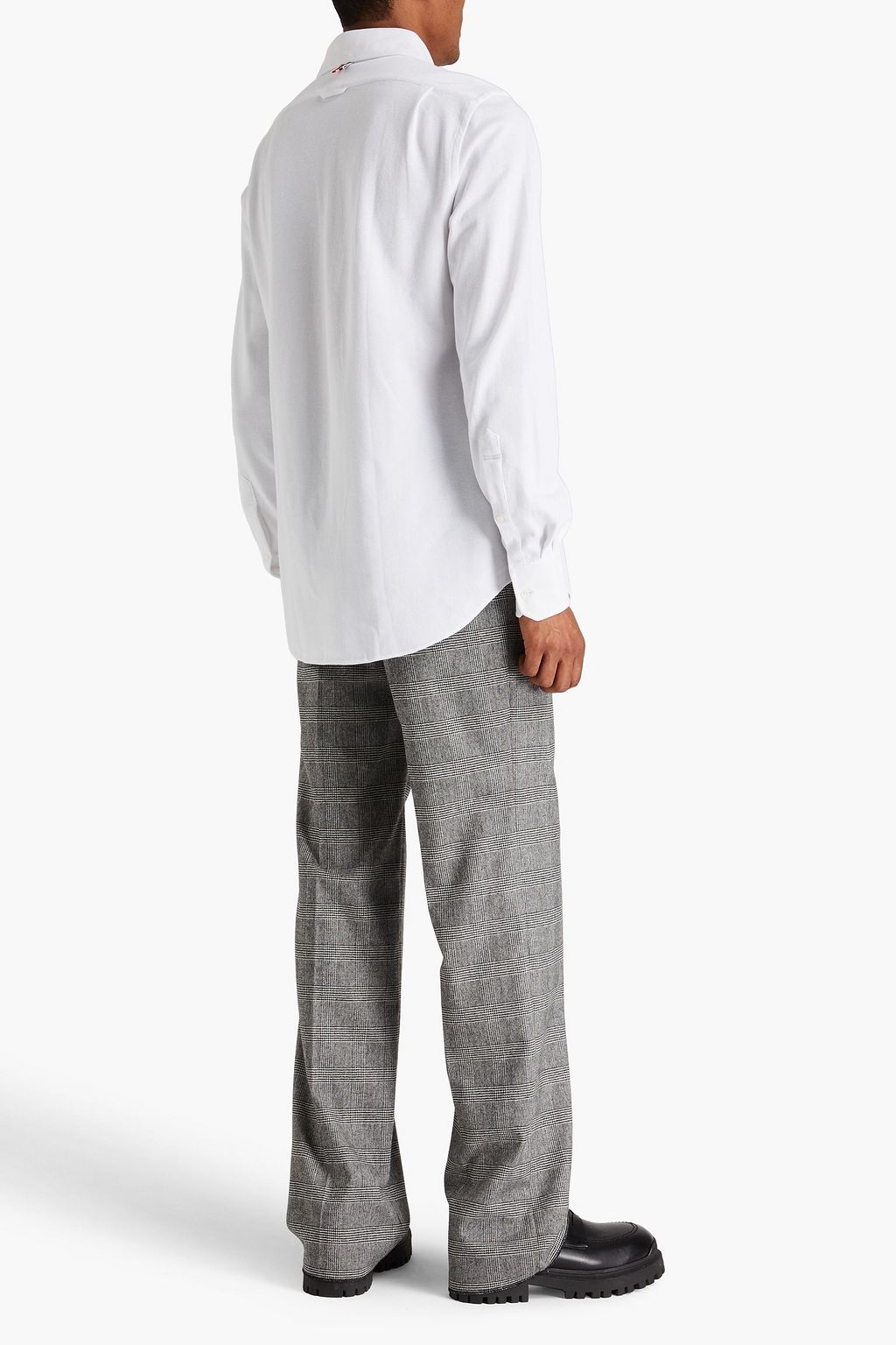 THOM BROWNE Cotton-piqué shirt