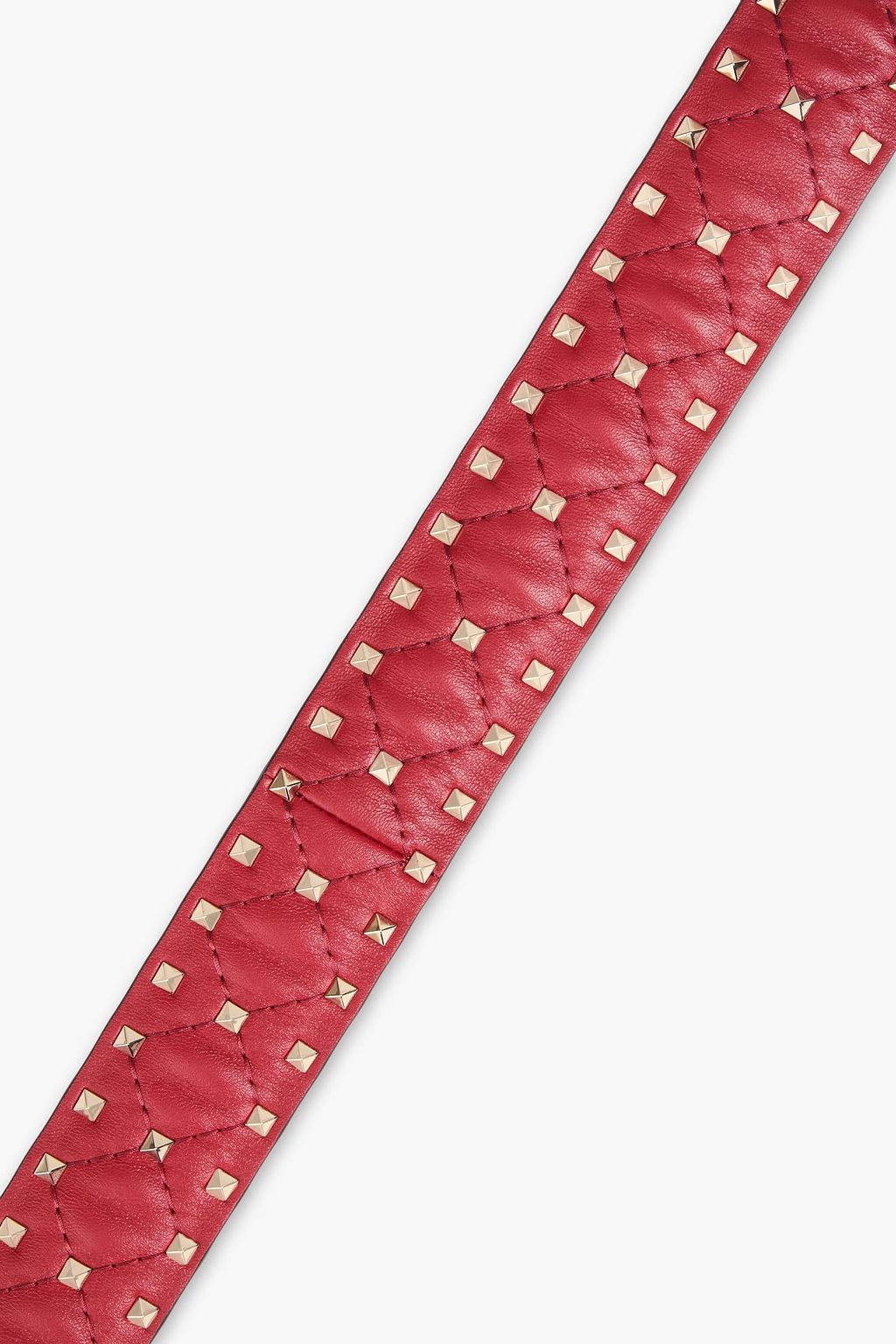 VALENTINO GARAVANI Rockstud quilted leather bag strap
