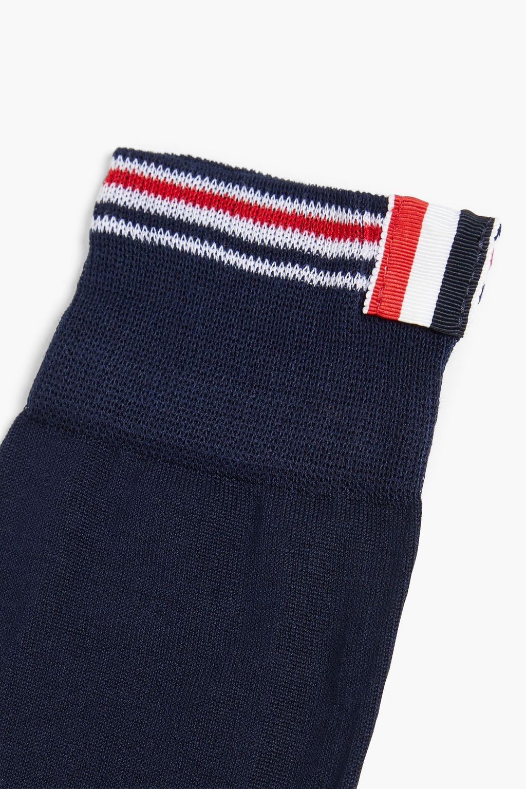 THOM BROWNE Cotton-blend jersey socks