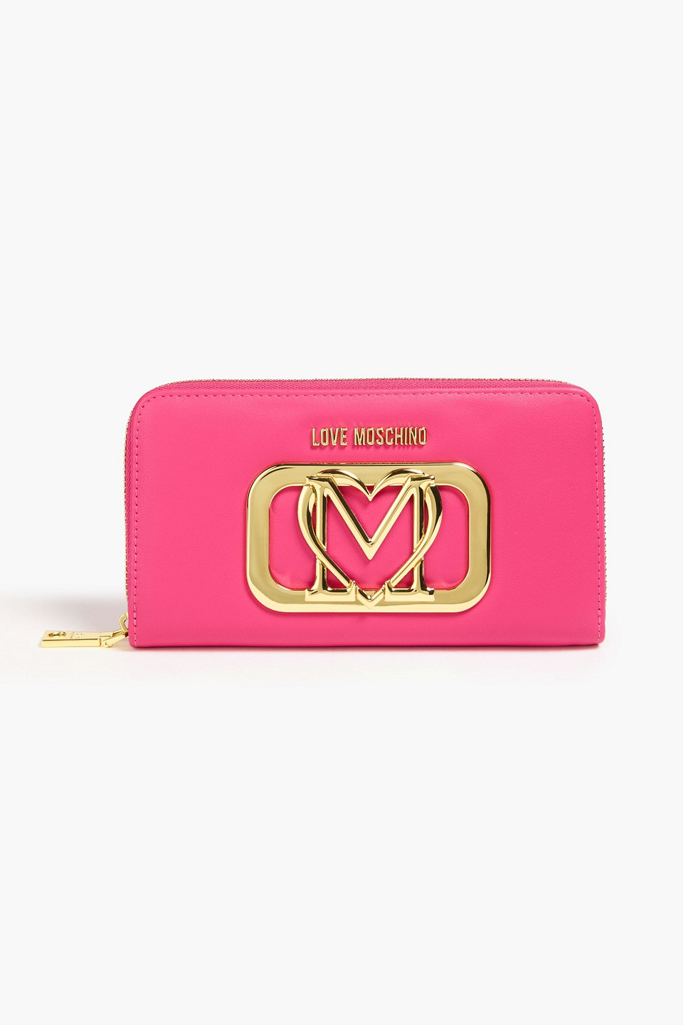 Gold Rush embellished faux leather wallet