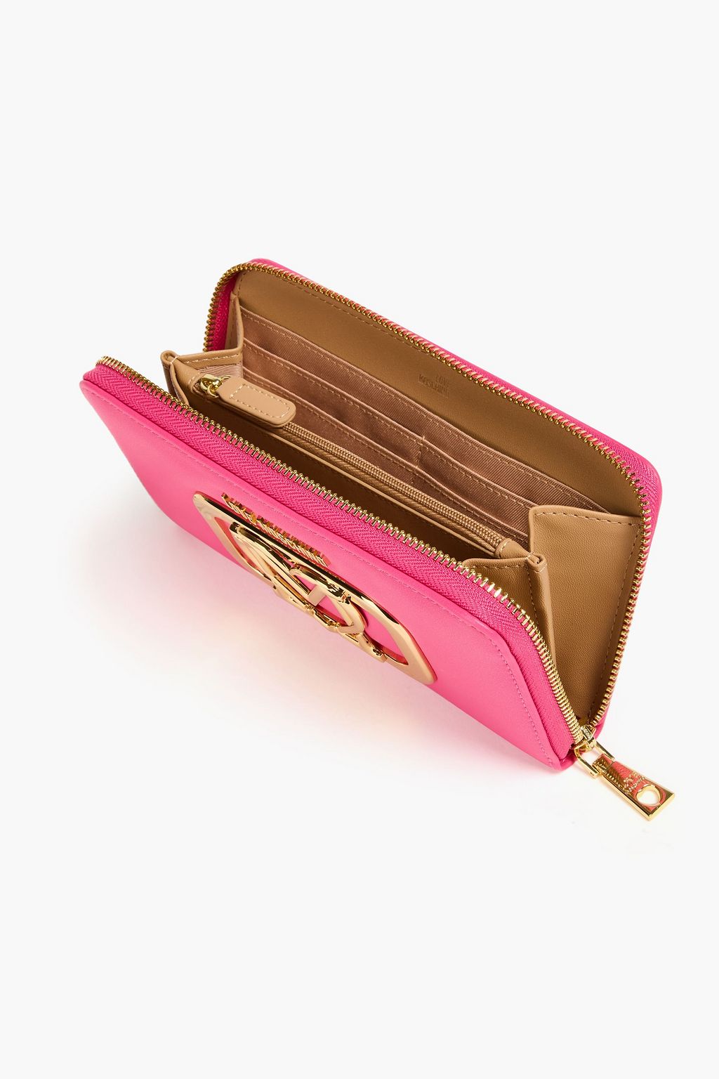 LOVE MOSCHINO Embellished faux leather wallet