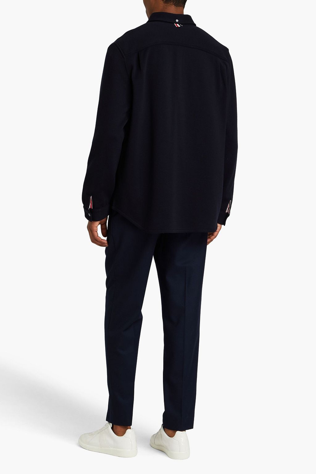 THOM BROWNE قميص من الصوف
