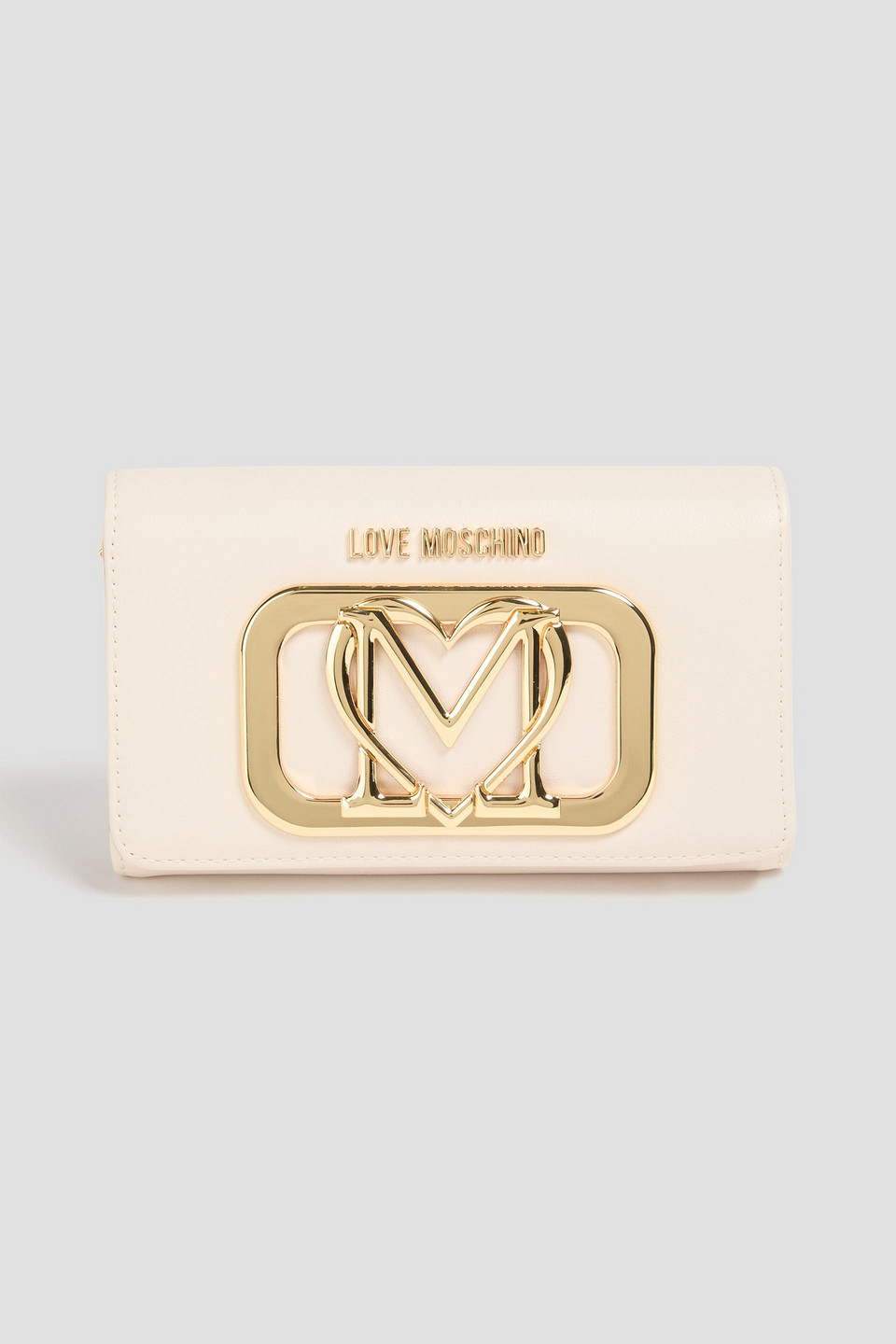 Gold Rush embellished faux leather wallet