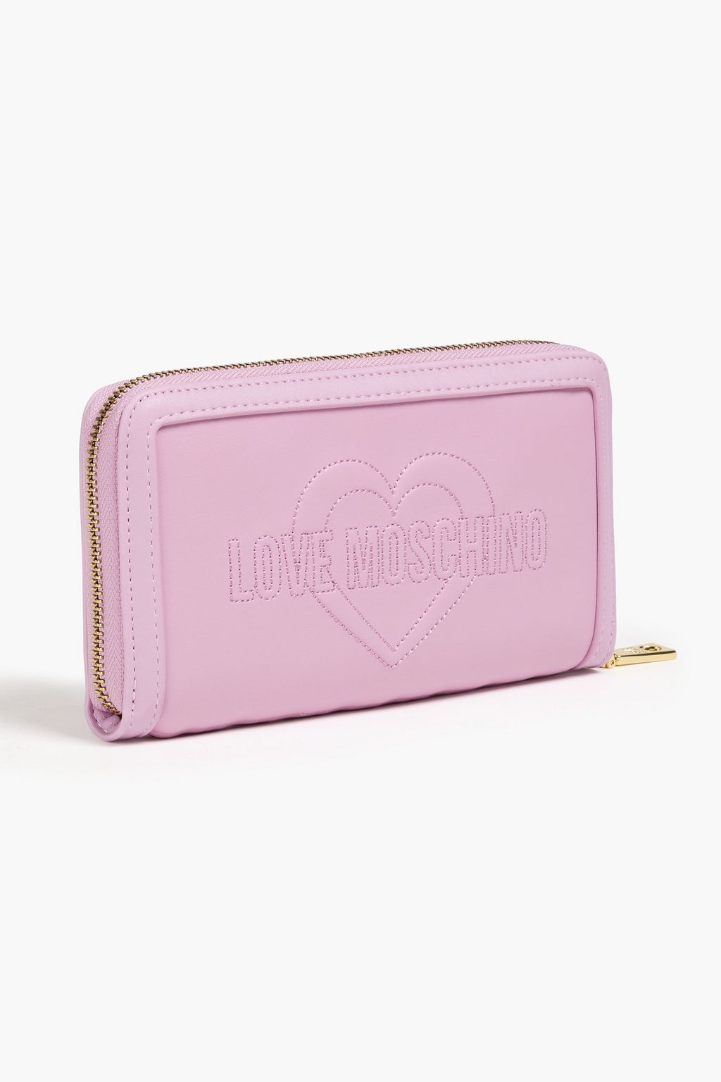 LOVE MOSCHINO Woven faux leather wallet