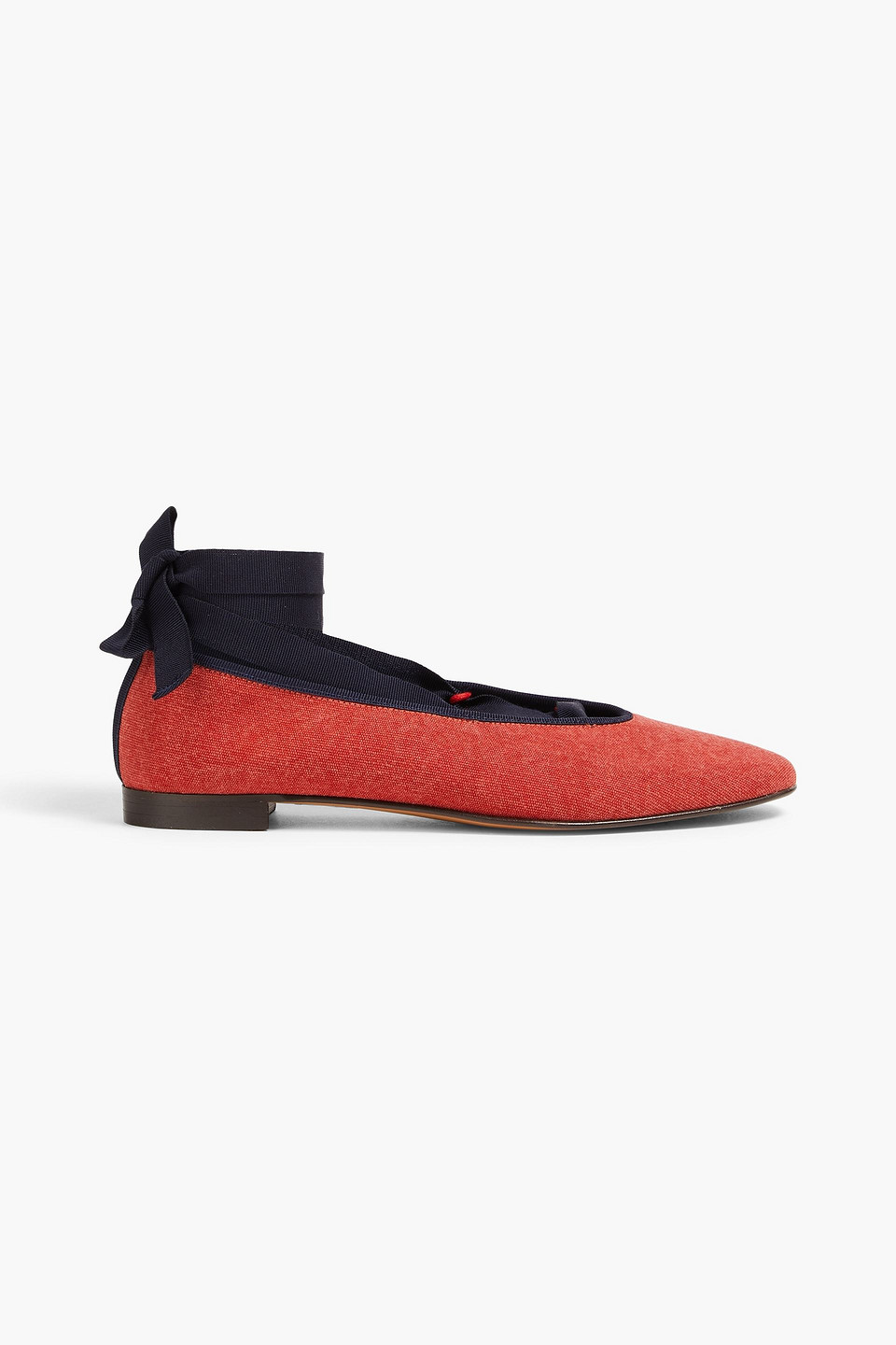 Alex Mill - Juliet canvas ballet flats - Red - EU 41