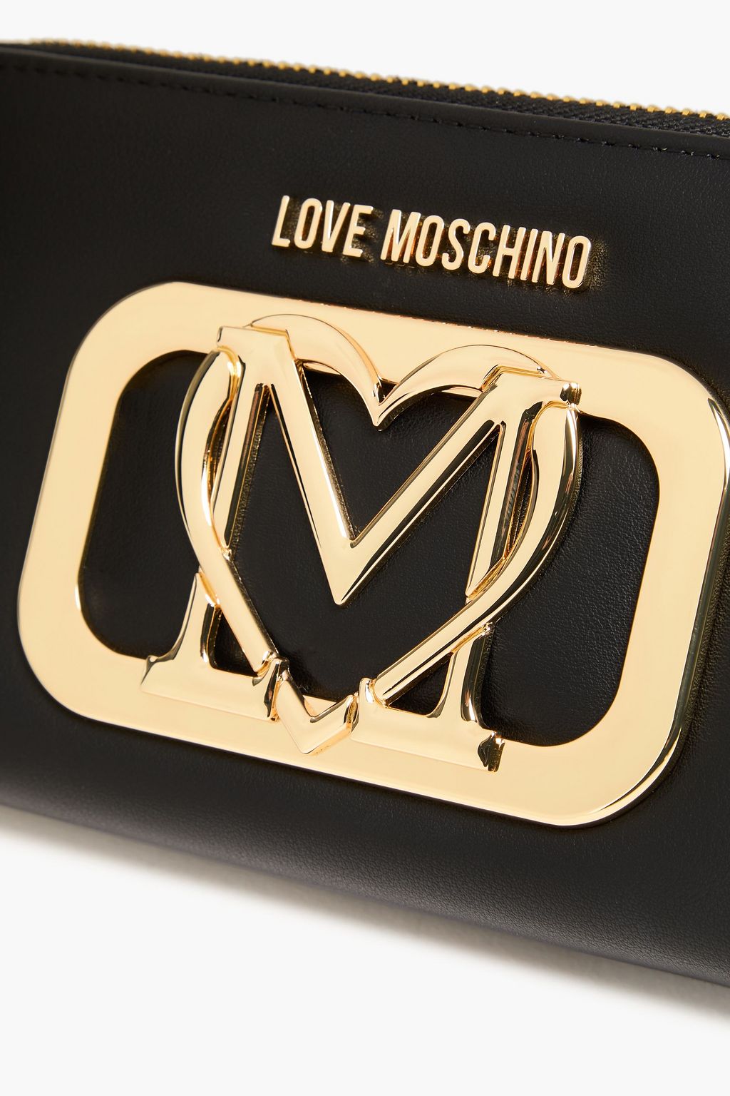 LOVE MOSCHINO Embellished faux leather wallet
