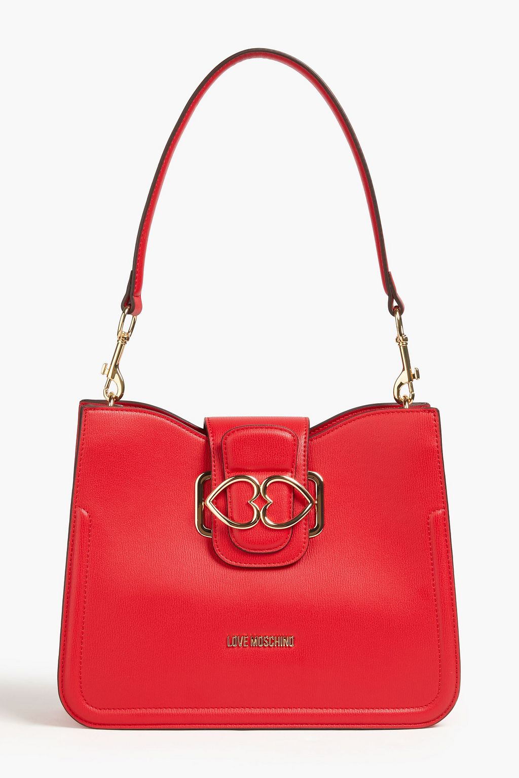 Love Bridge faux leather shoulder bag red One Size