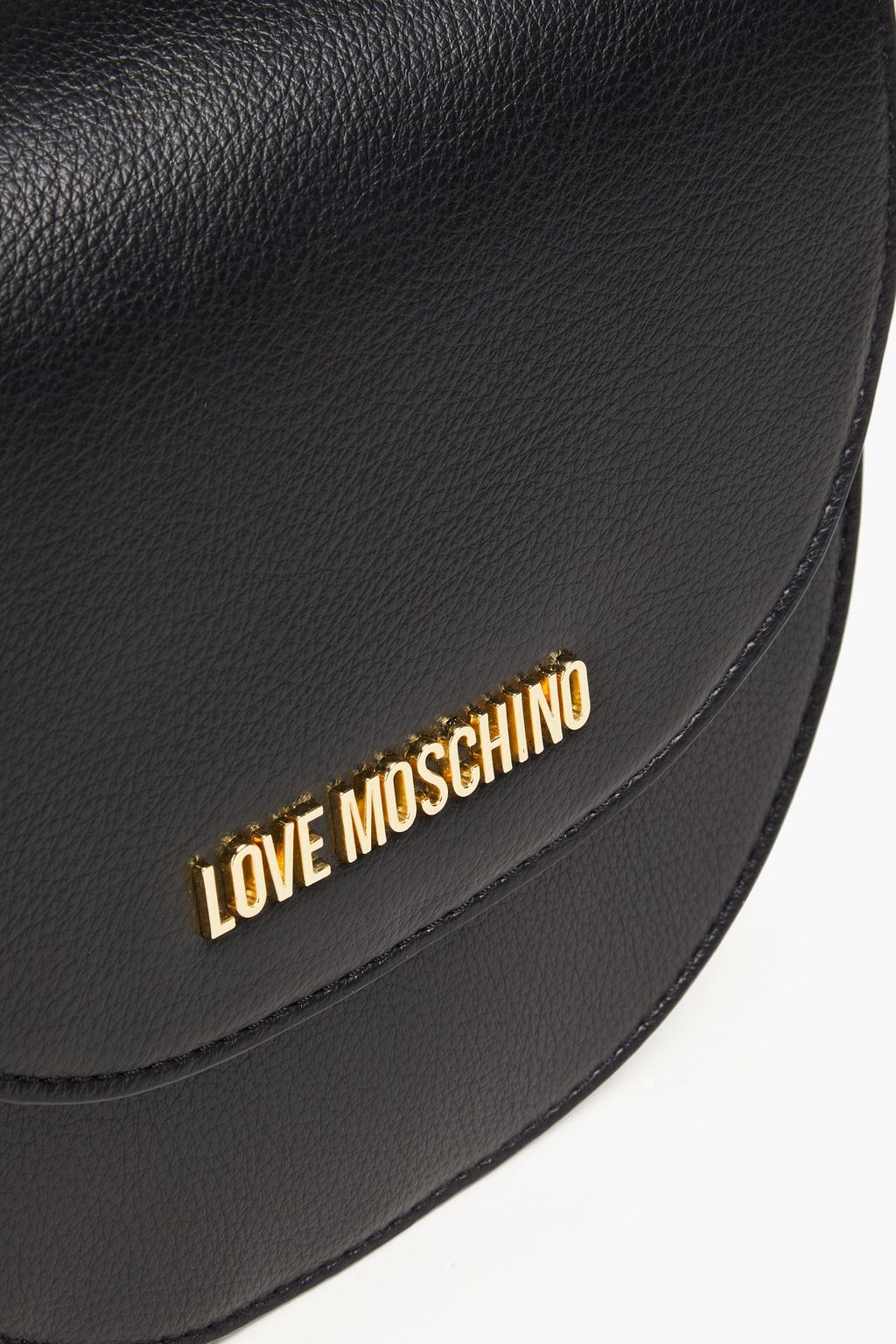 LOVE MOSCHINO Faux pebbled-leather shoulder bag
