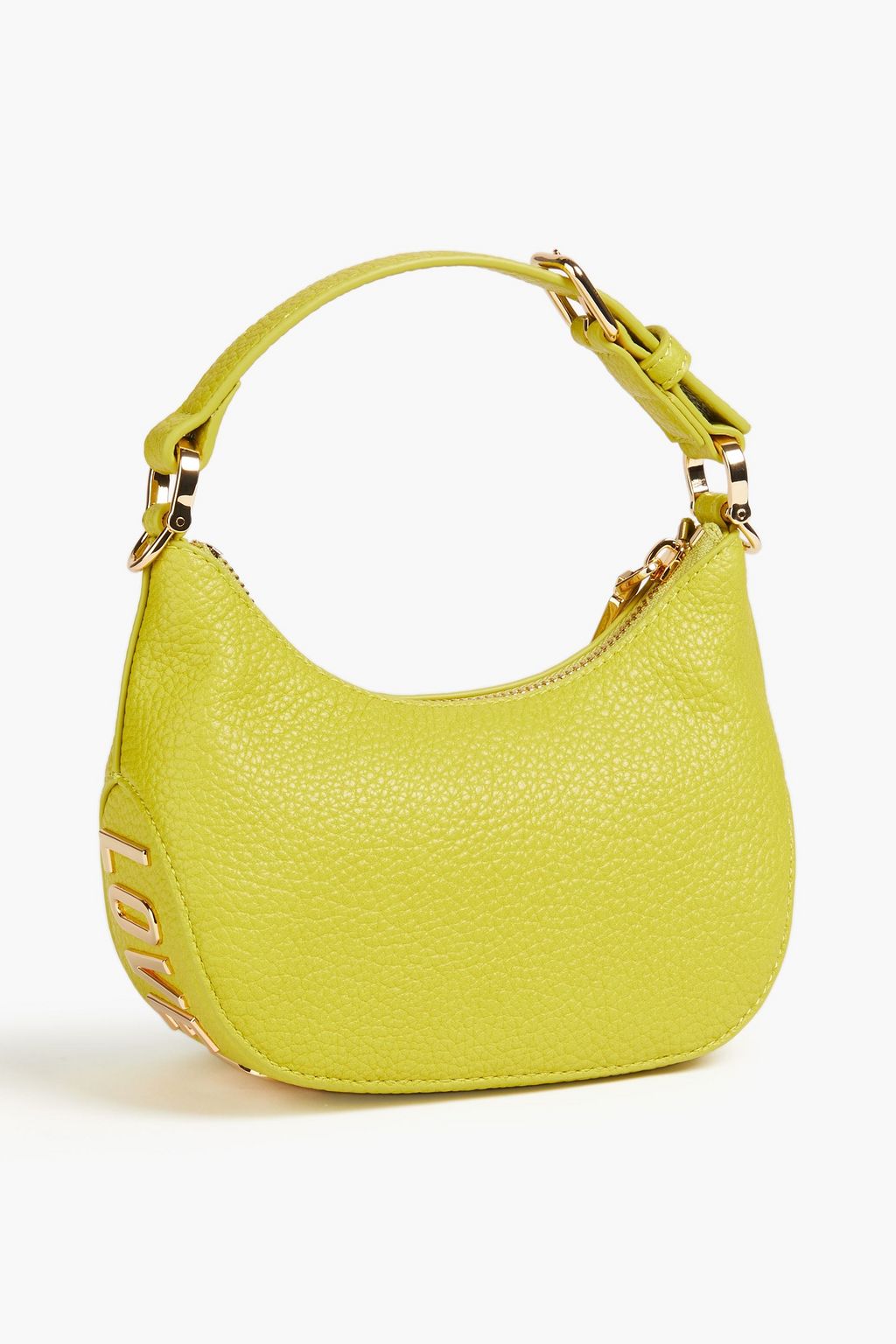LOVE MOSCHINO Faux pebbled-leather shoulder bag