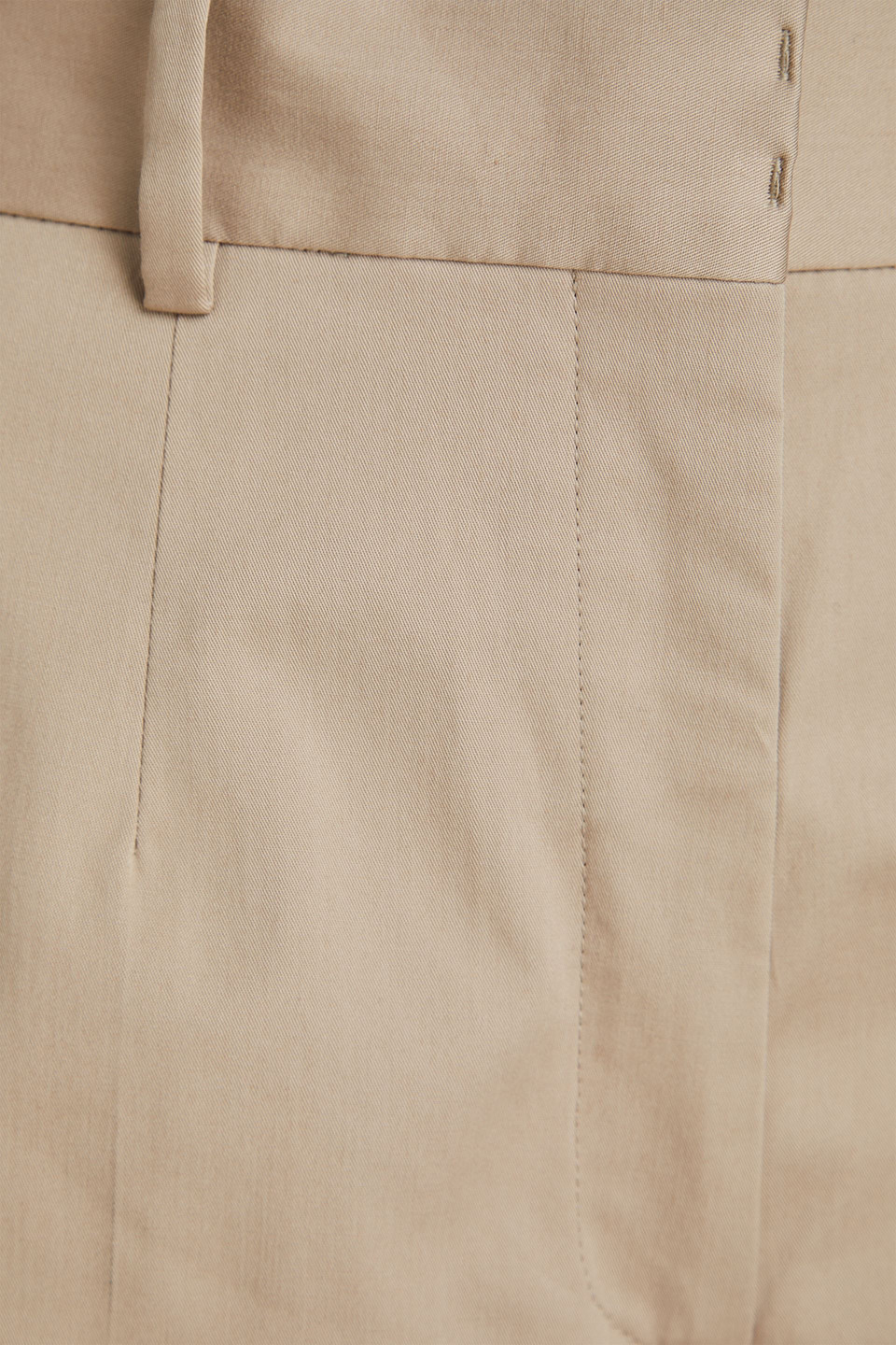 Another Tomorrow Stretch Cotton-twill Wide-leg Pants In Mushroom