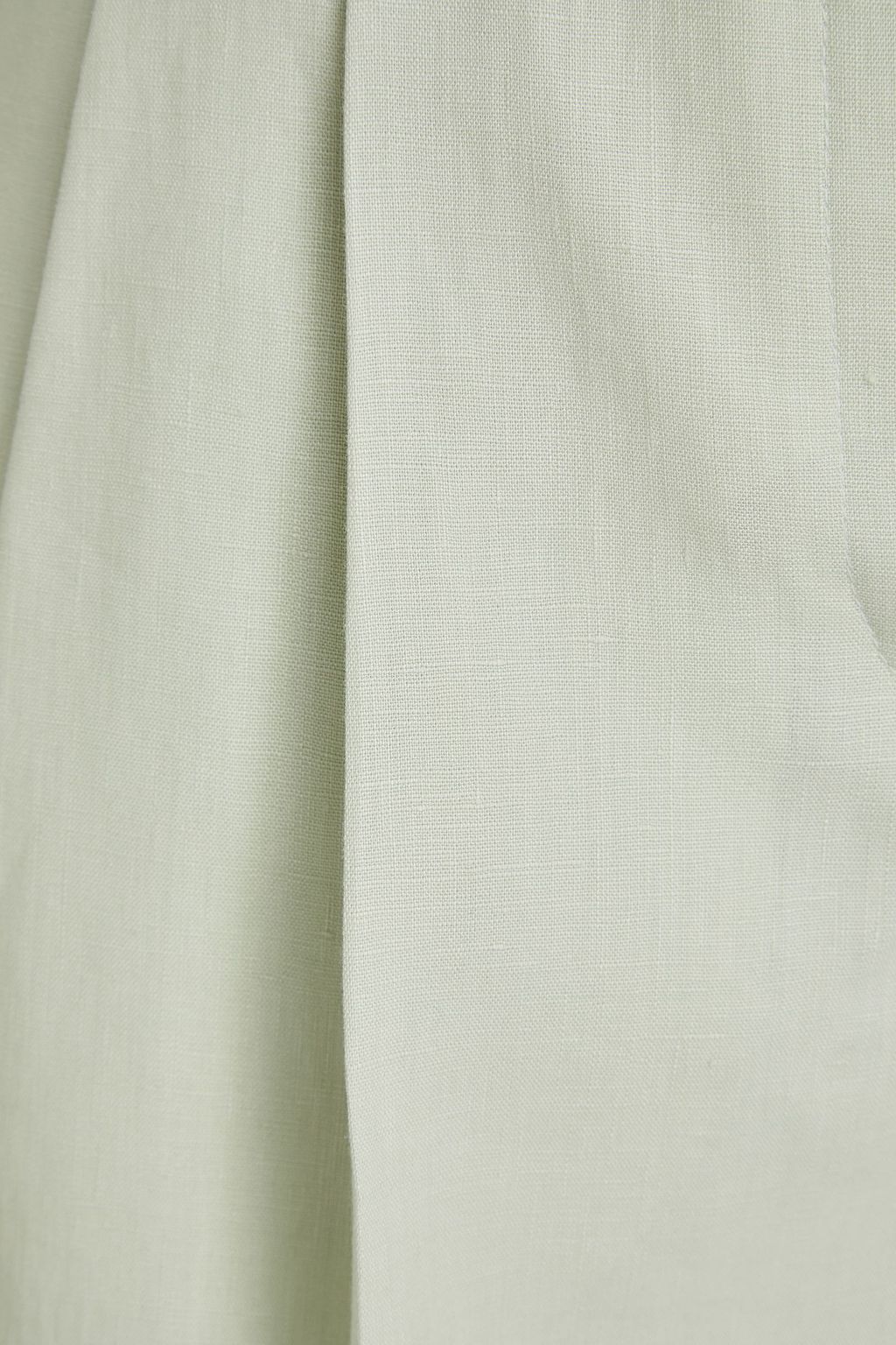 ANOTHER TOMORROW Pleated linen shorts