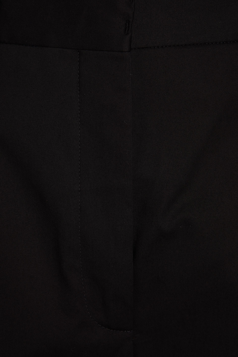 Another Tomorrow Stretch Cotton-twill Wide-leg Pants In Black