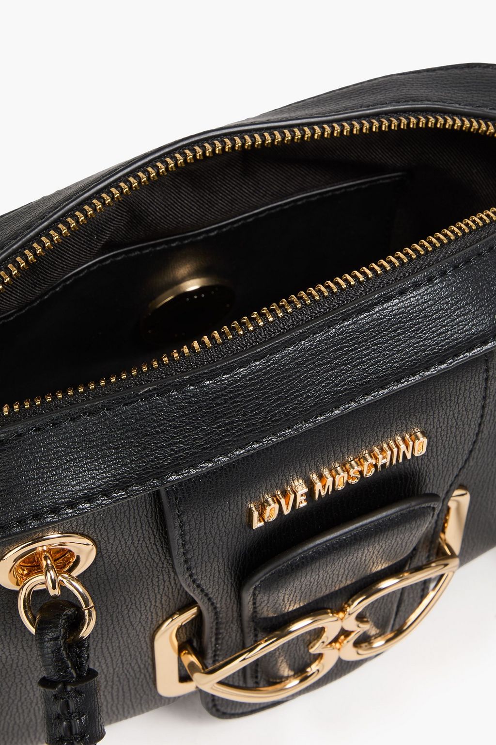 LOVE MOSCHINO حقيبة توت مصنوعة من الجلد الصناعي بتصميم مزركش