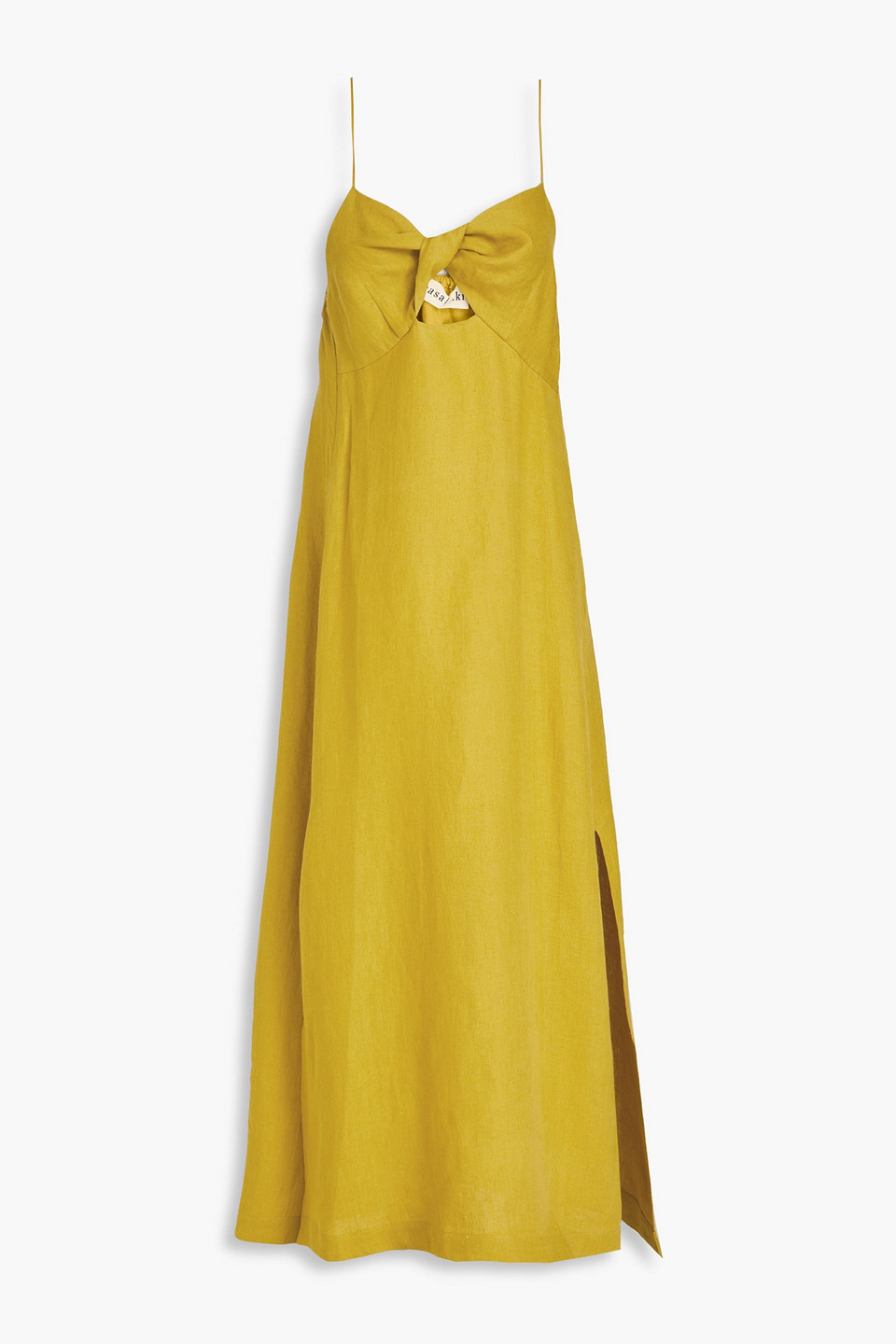 linen dress au Sarra Linen Midi Dress