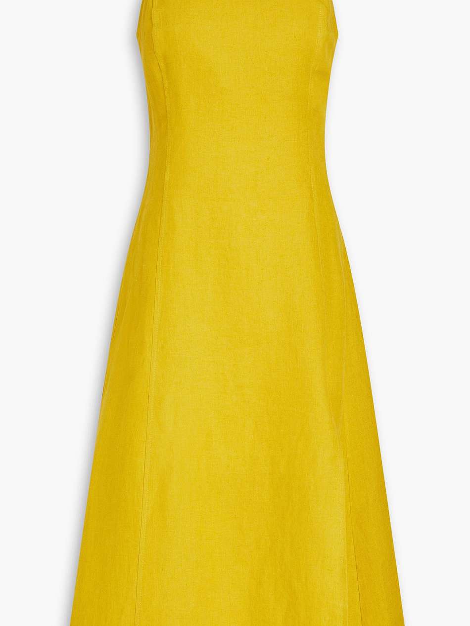teresa linen midi dress