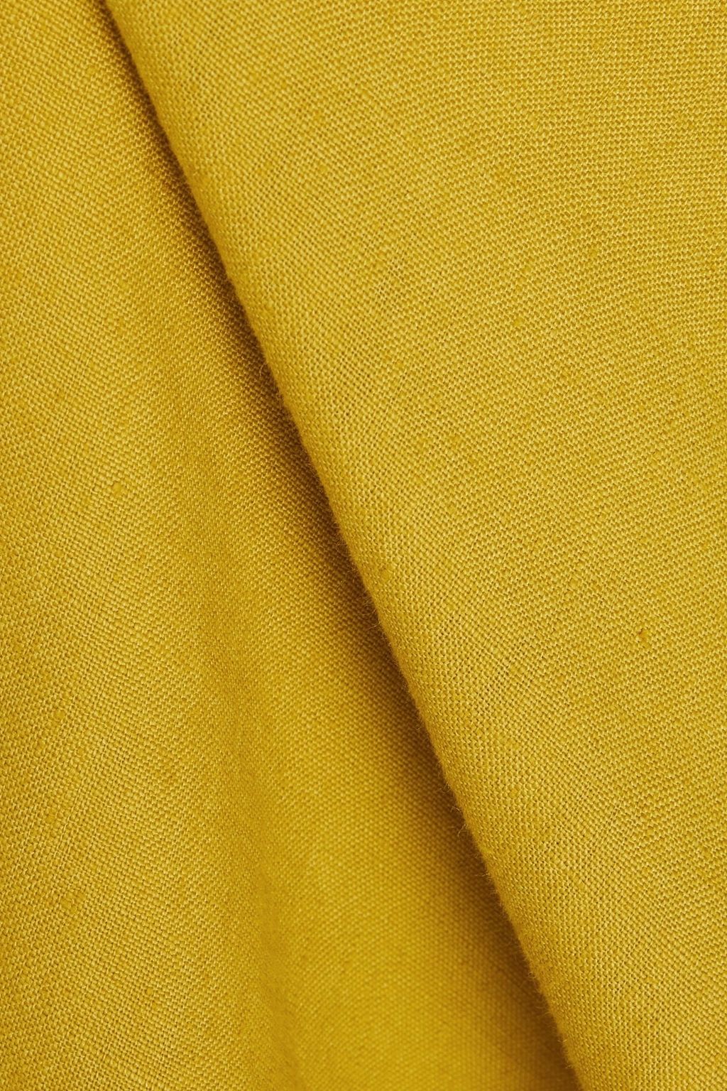 CASA RAKI Gala twisted linen mini dress
