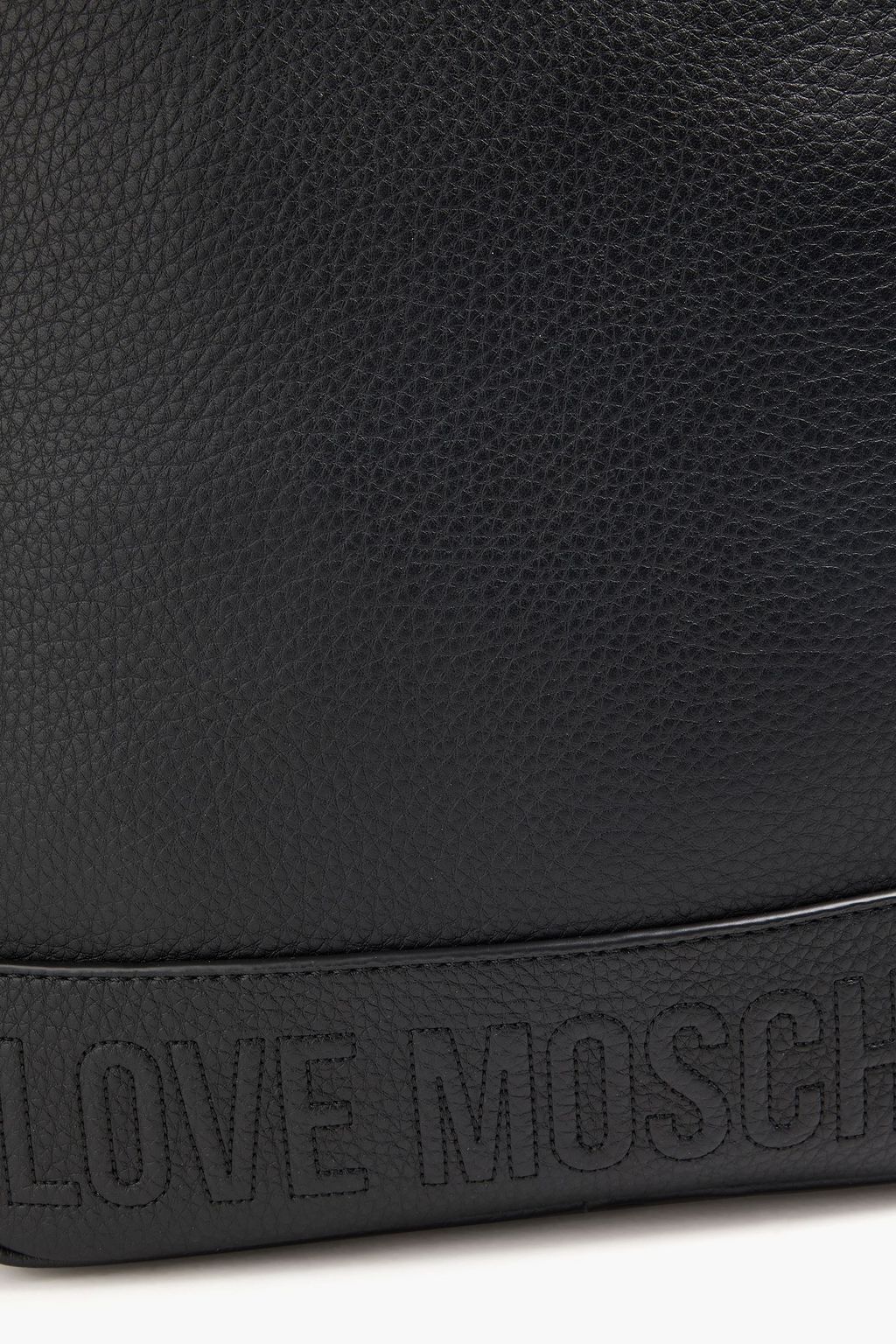 LOVE MOSCHINO Faux pebbled-leather backpack
