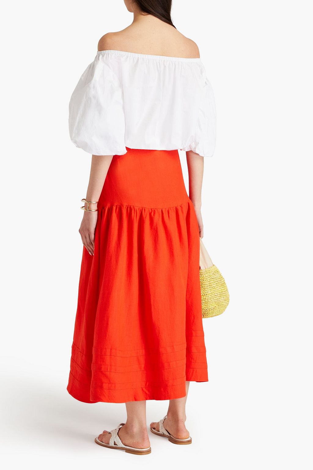CASA RAKI Carmen midi skirt