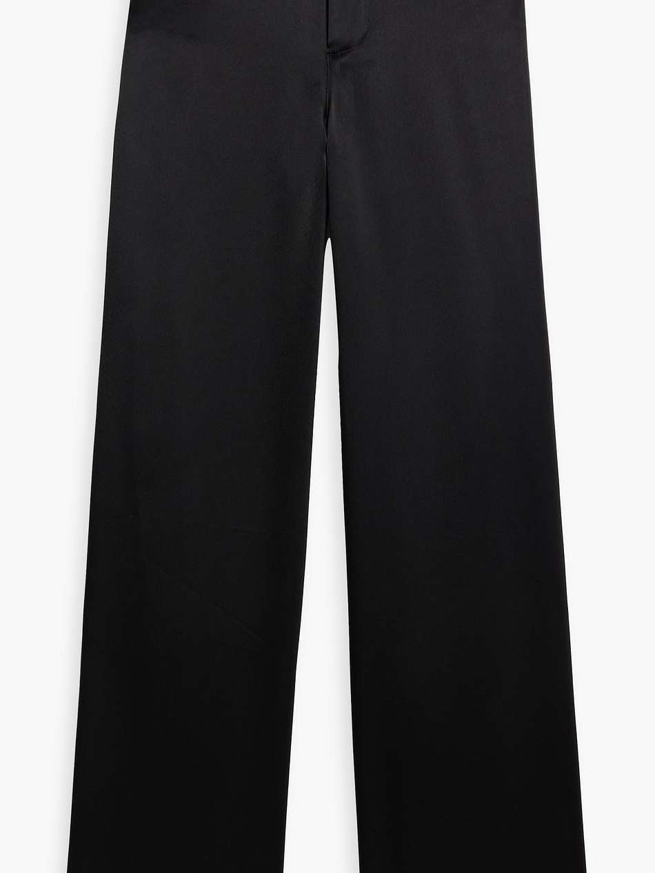 trish satin wide-leg pants