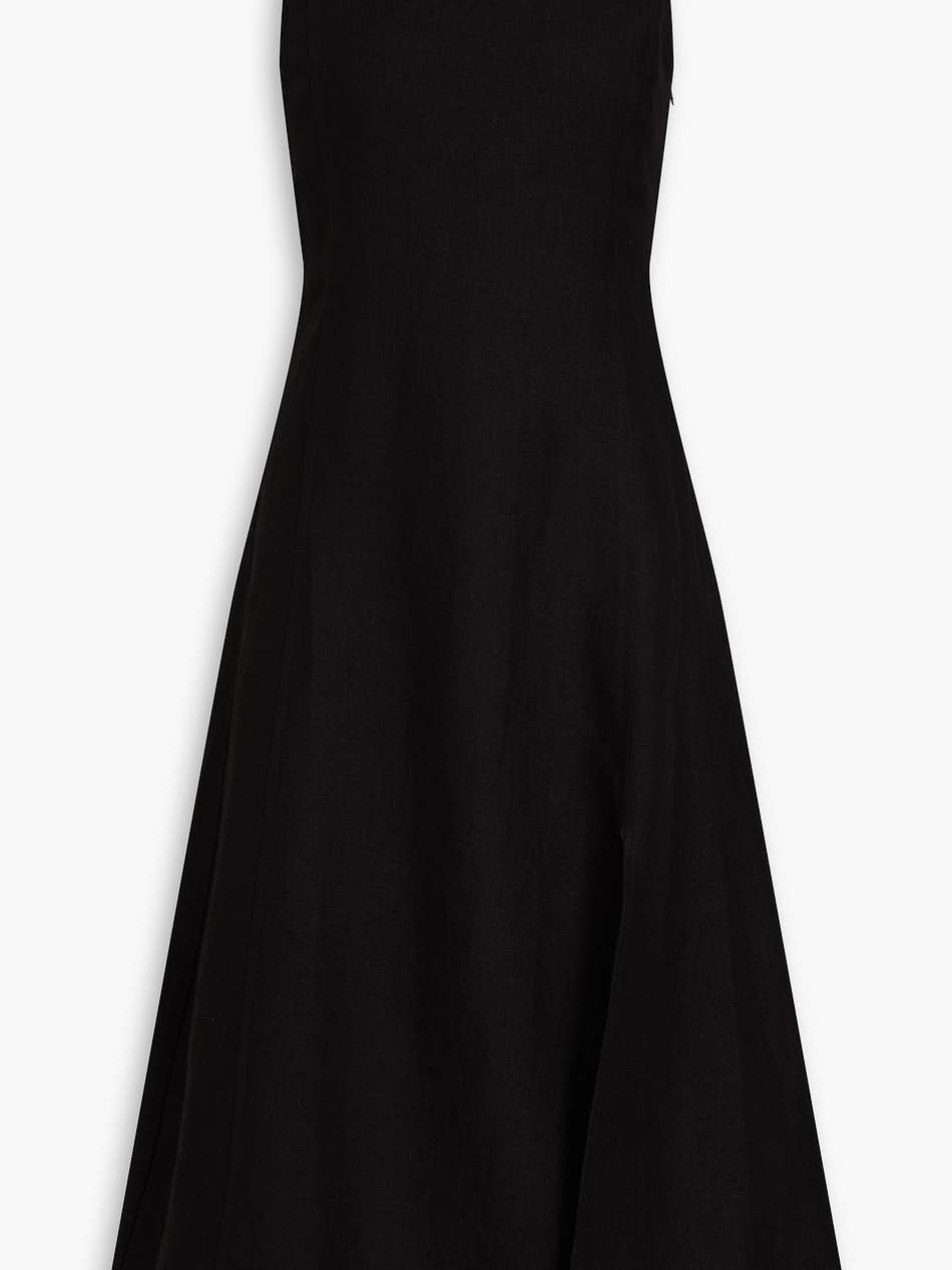 teresa linen midi dress