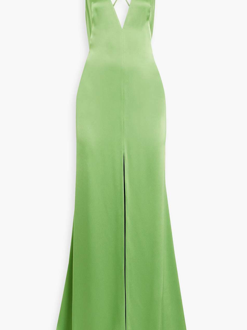 satin gown