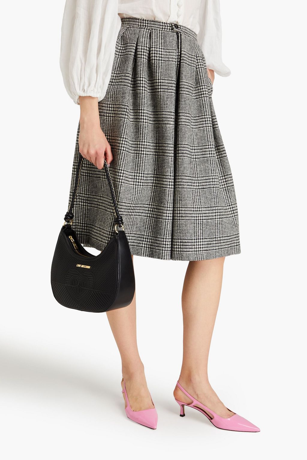LOVE MOSCHINO Quilted faux leather shoulder bag