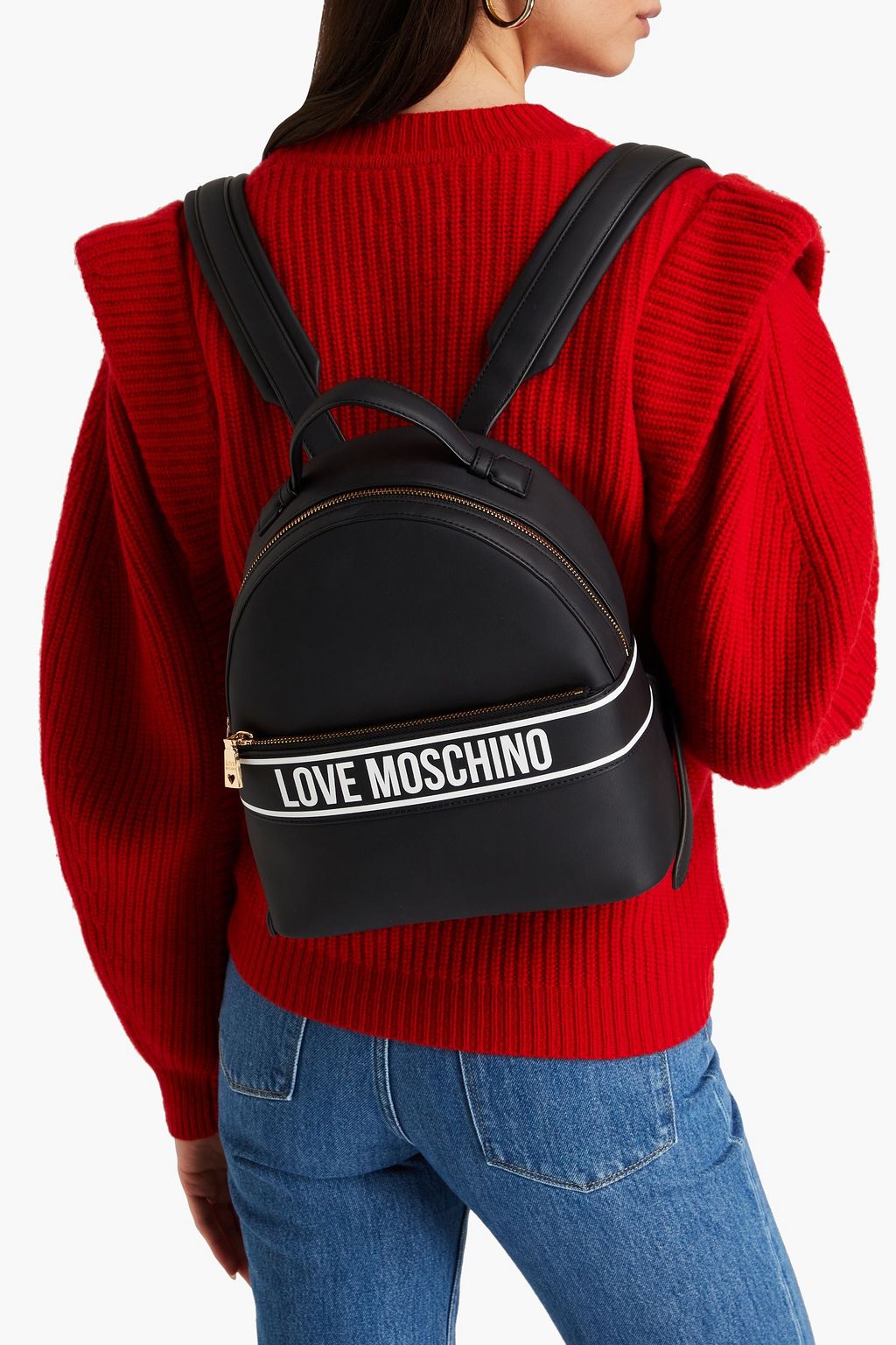 LOVE MOSCHINO 인조 가죽 백팩