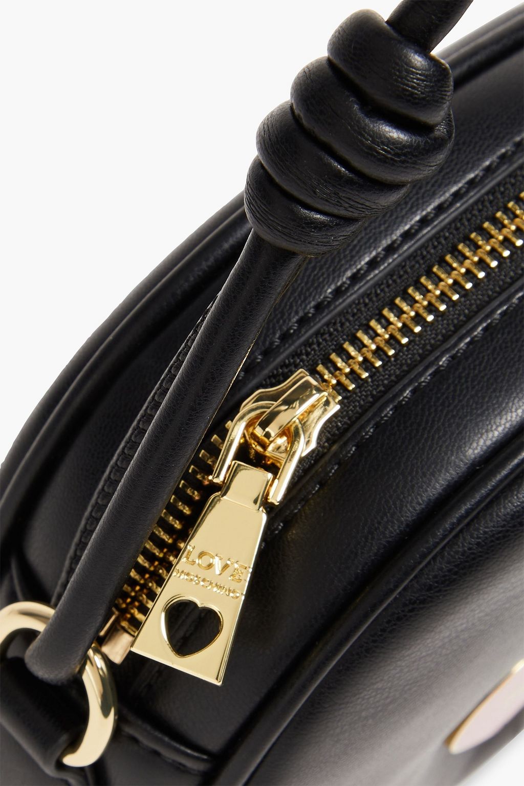 LOVE MOSCHINO حقيبة كروس بودي من الجلد الصناعي مبطّنة