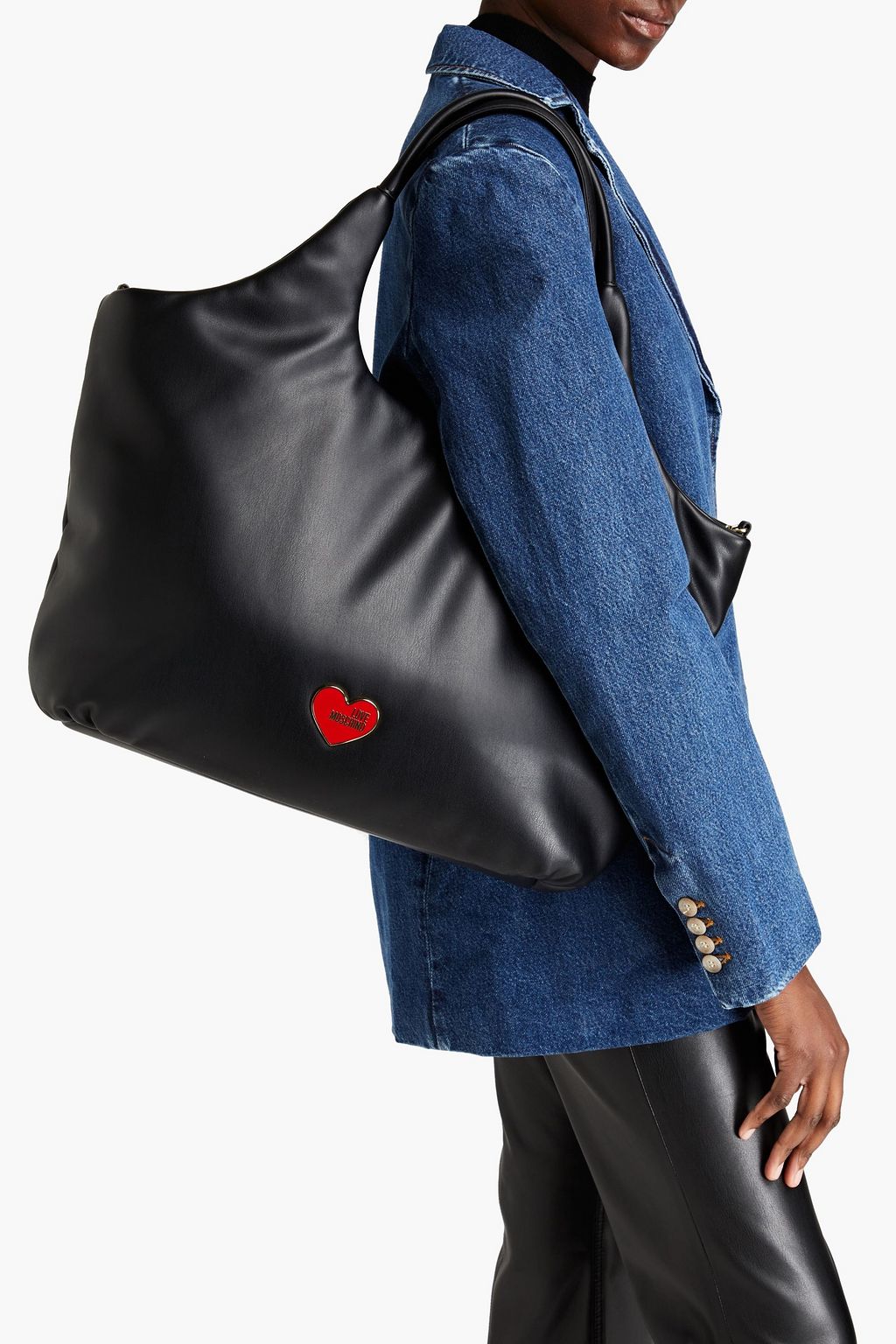 LOVE MOSCHINO Quilted leather shoulder bag