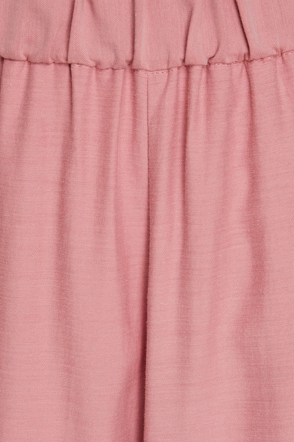 CASA RAKI キュプラ ワイドレッグパンツ