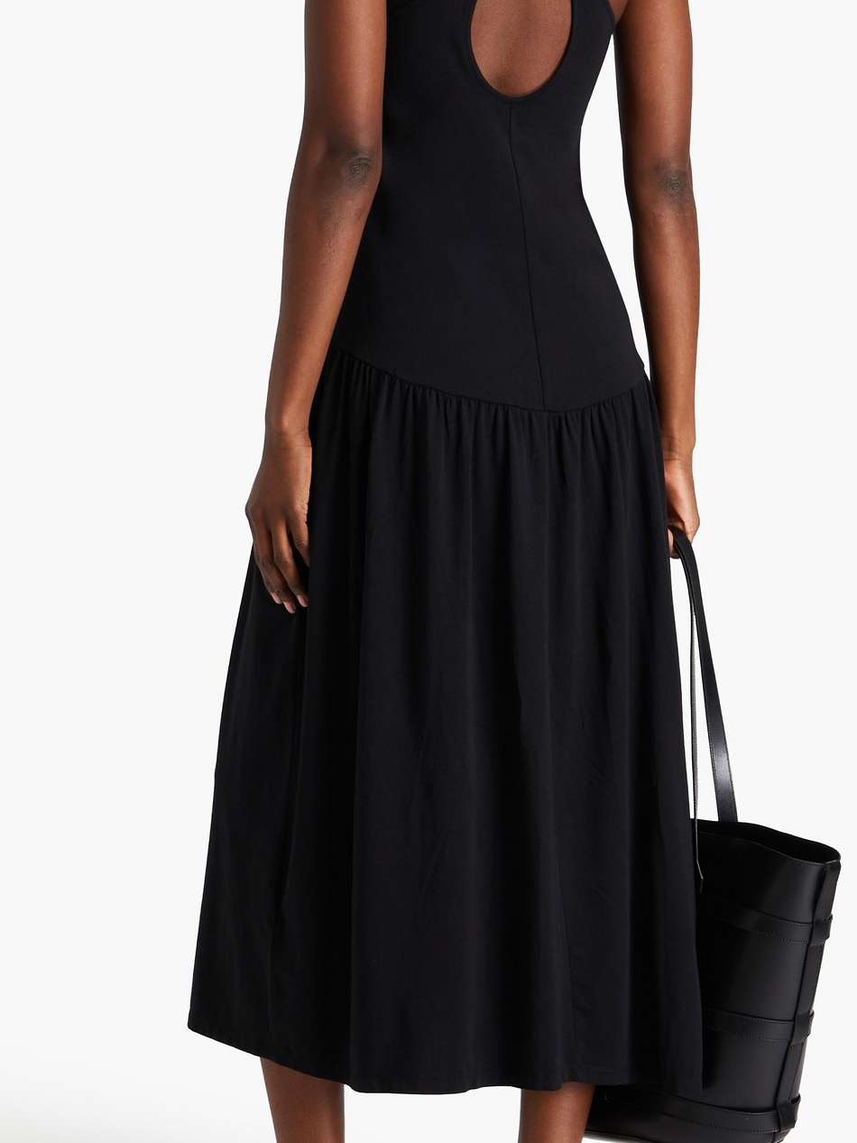 stretch-jersey midi dress