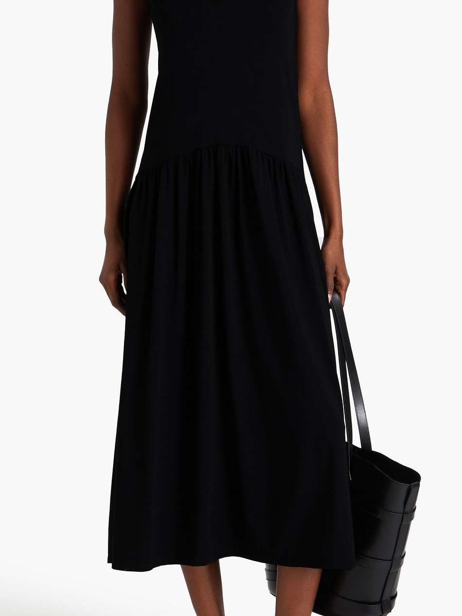 stretch-jersey midi dress
