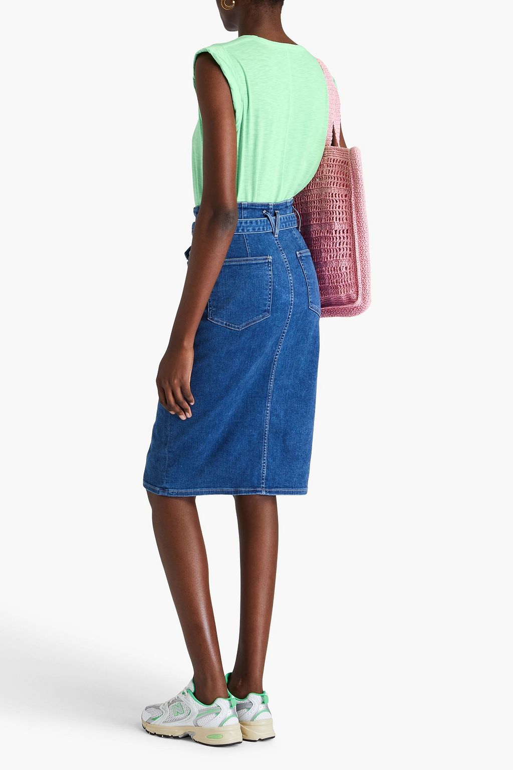 VERONICA BEARD Arion slub Pima cotton-jersey top