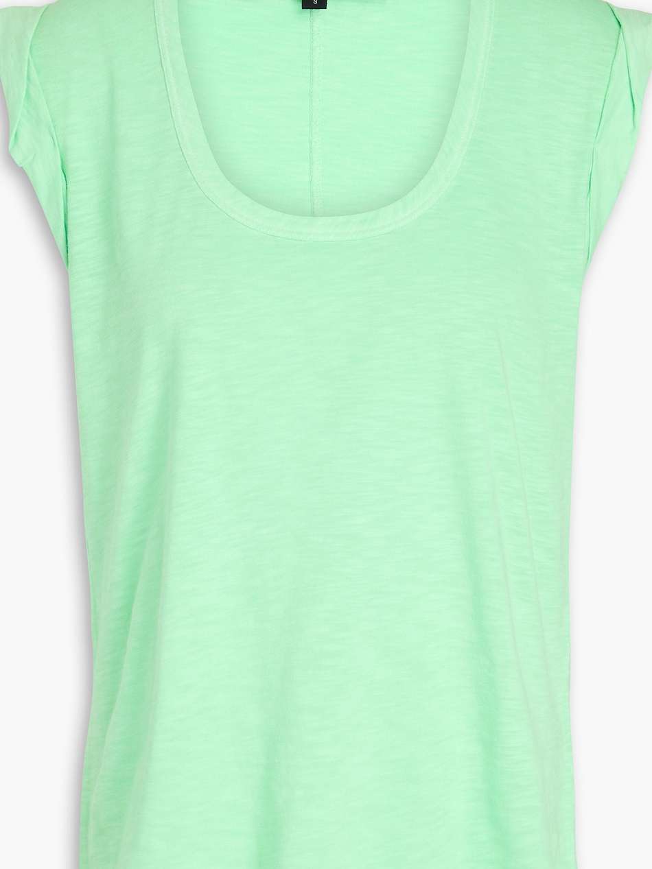 arion slub pima cotton-jersey top