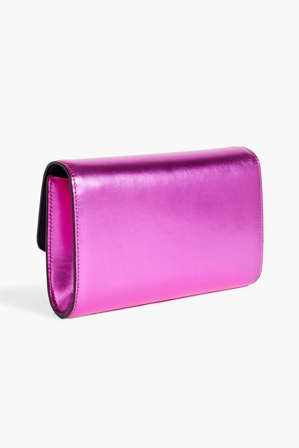 DOLCE&GABBANA Metallic leather clutch