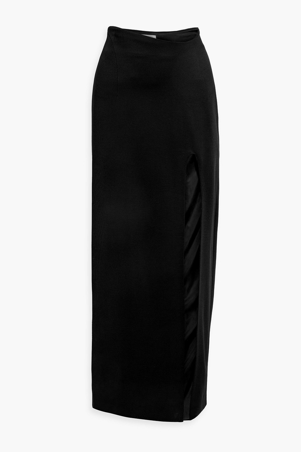 Galvan Alicja Thigh-slit Maxi Skirt In Black