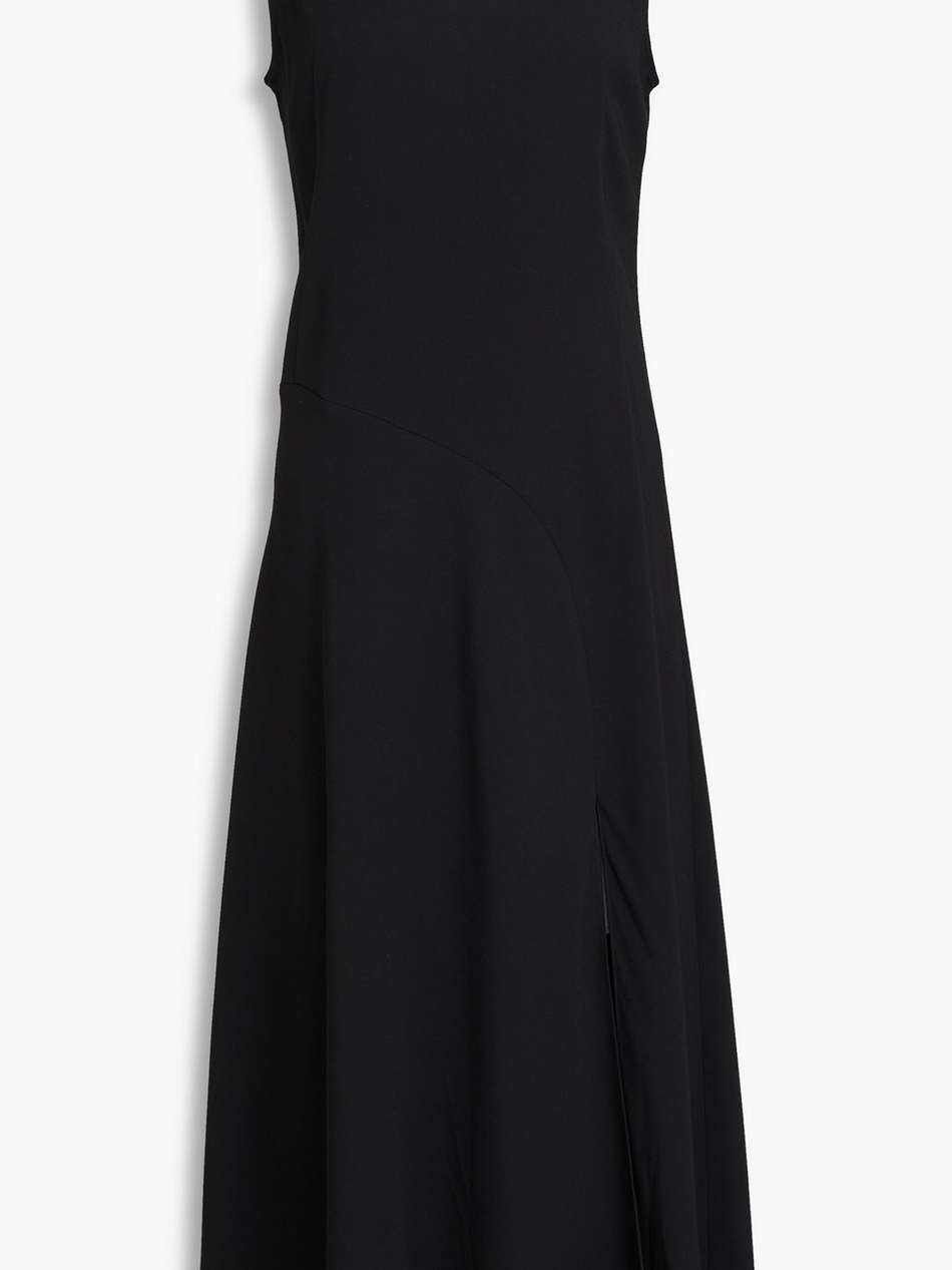 crepe midi dress