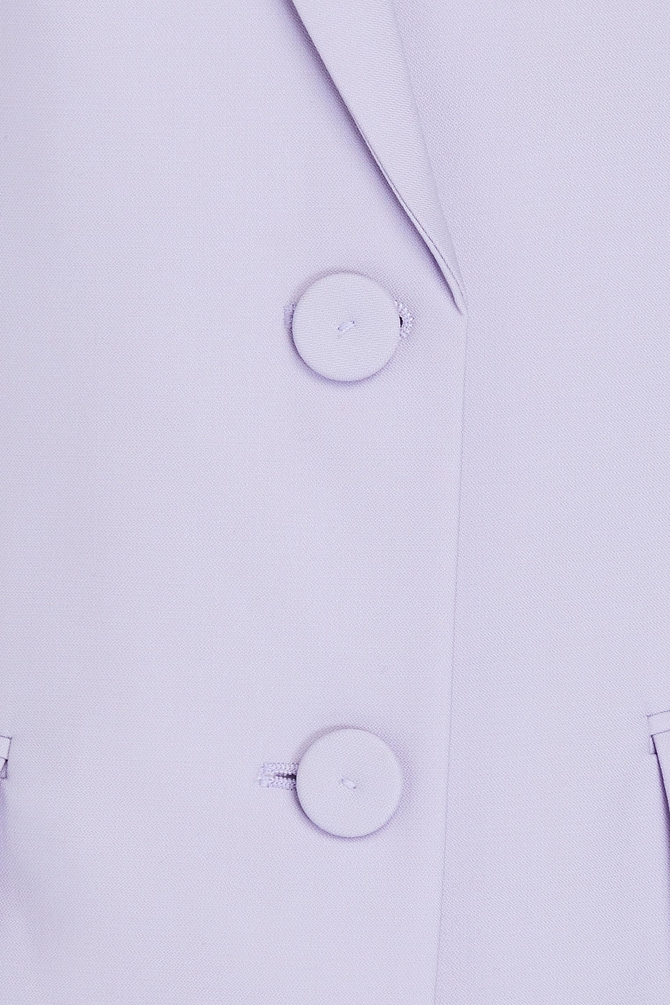 Another Tomorrow Wool-crepe Blazer In Lilac