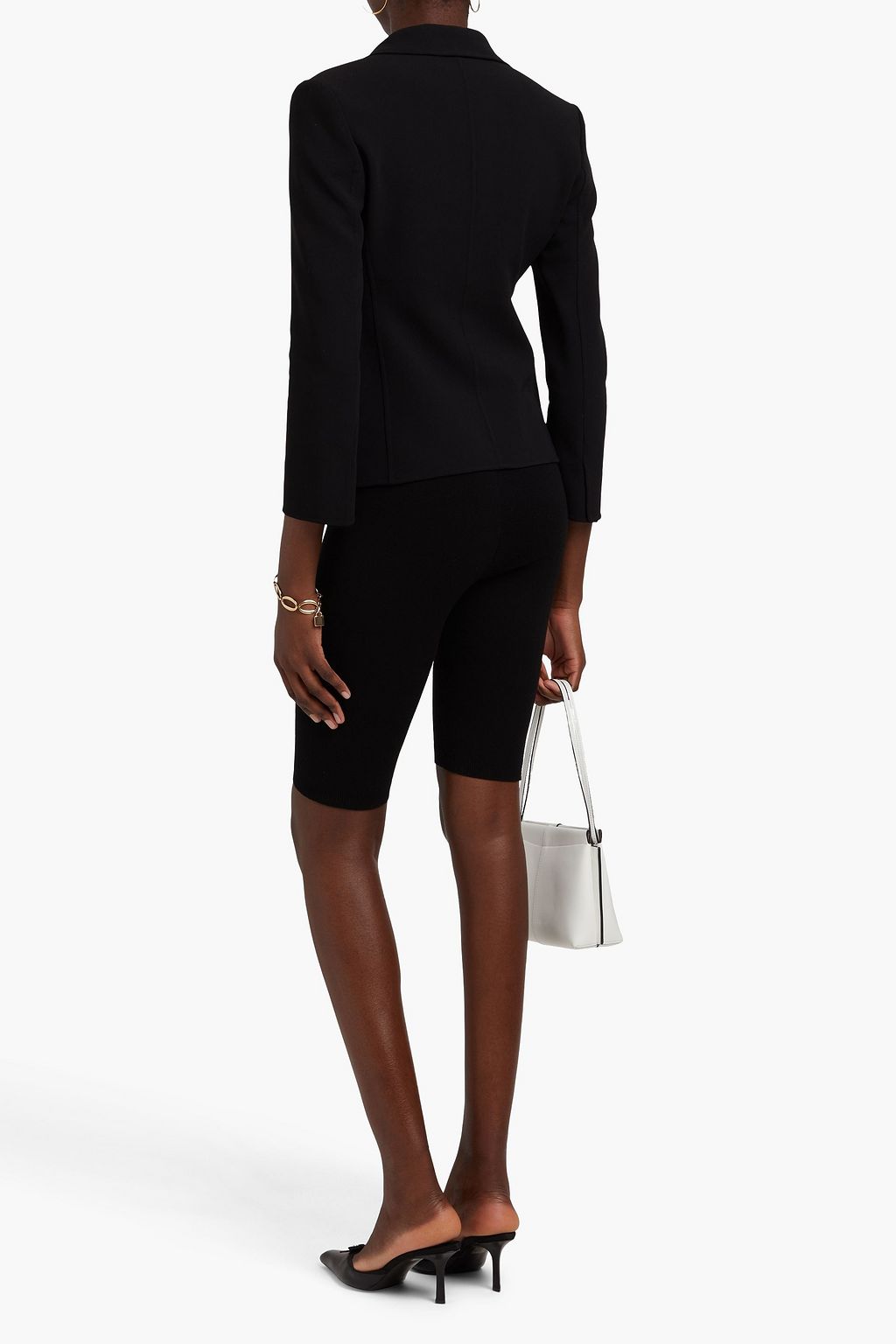 ANOTHER TOMORROW Doppio wool-blend crepe blazer