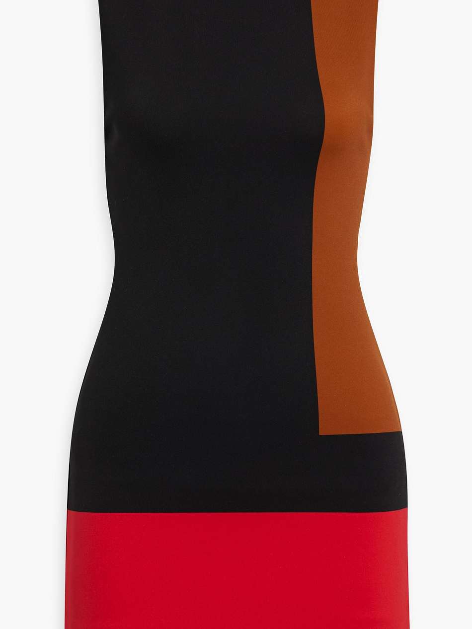 wynell color-block cady mini dress